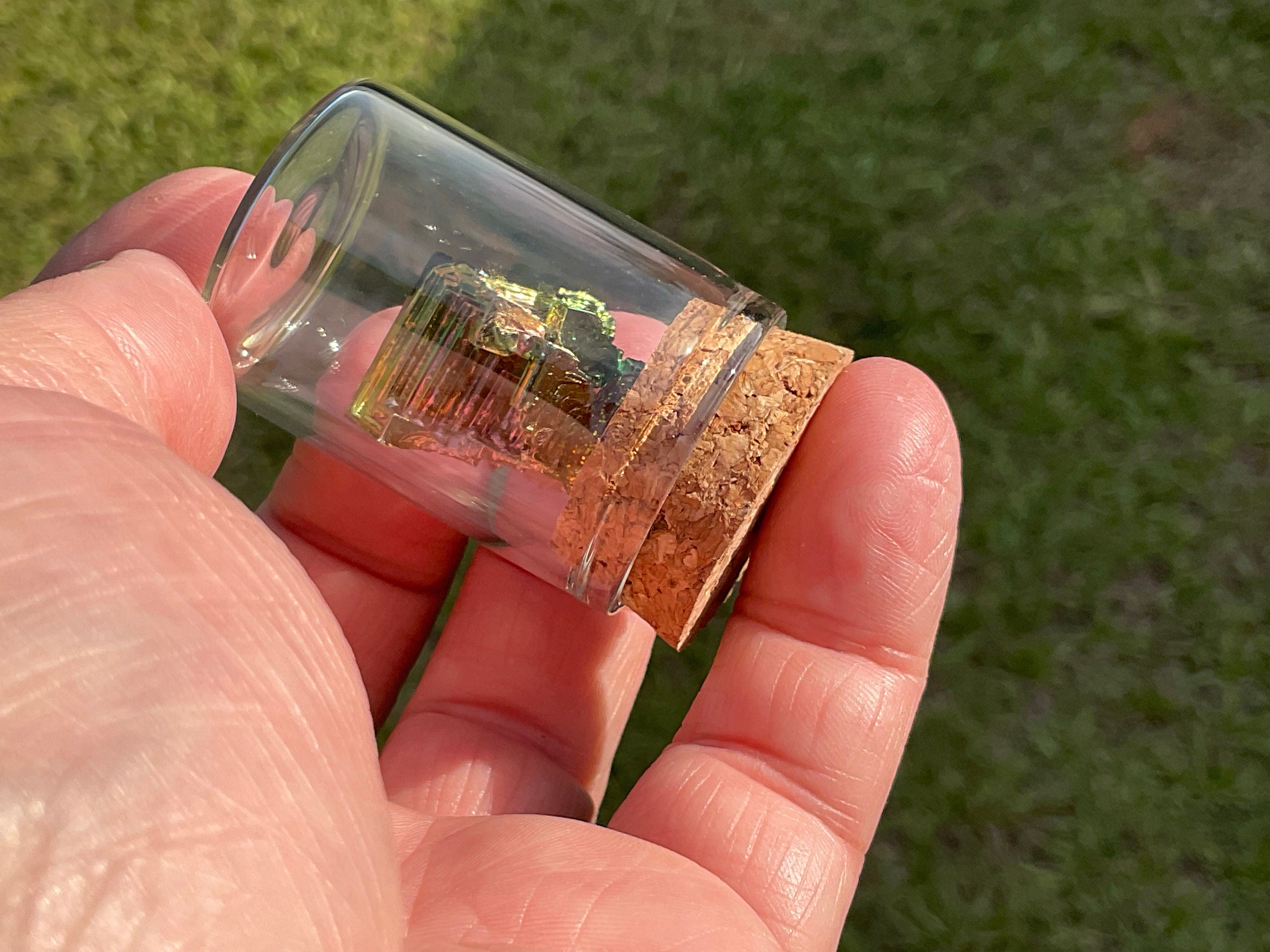 Bismuth Specimen Display Bottle 6B