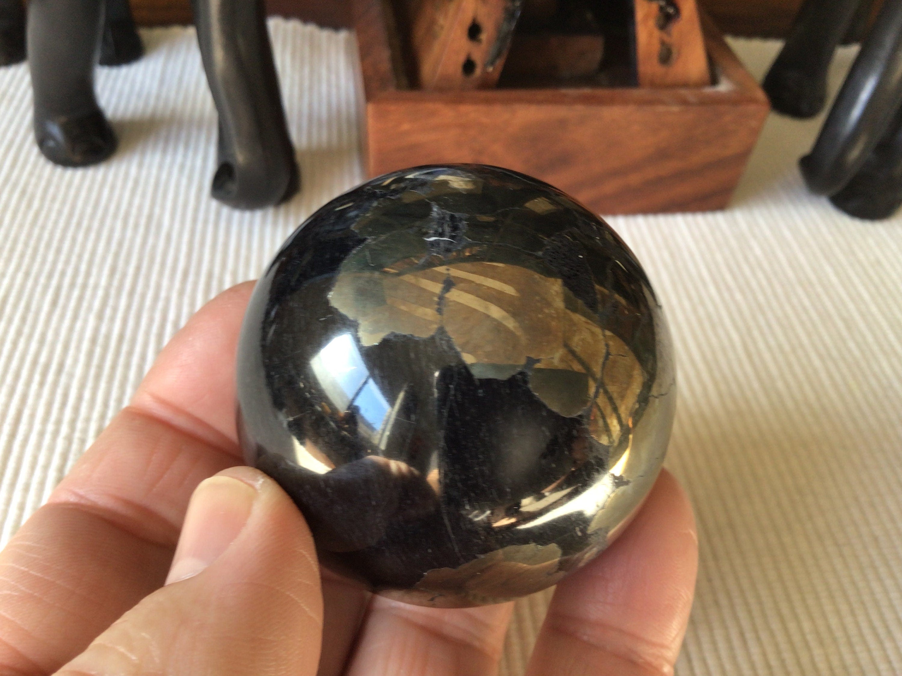 312g Pyrite Sphere C