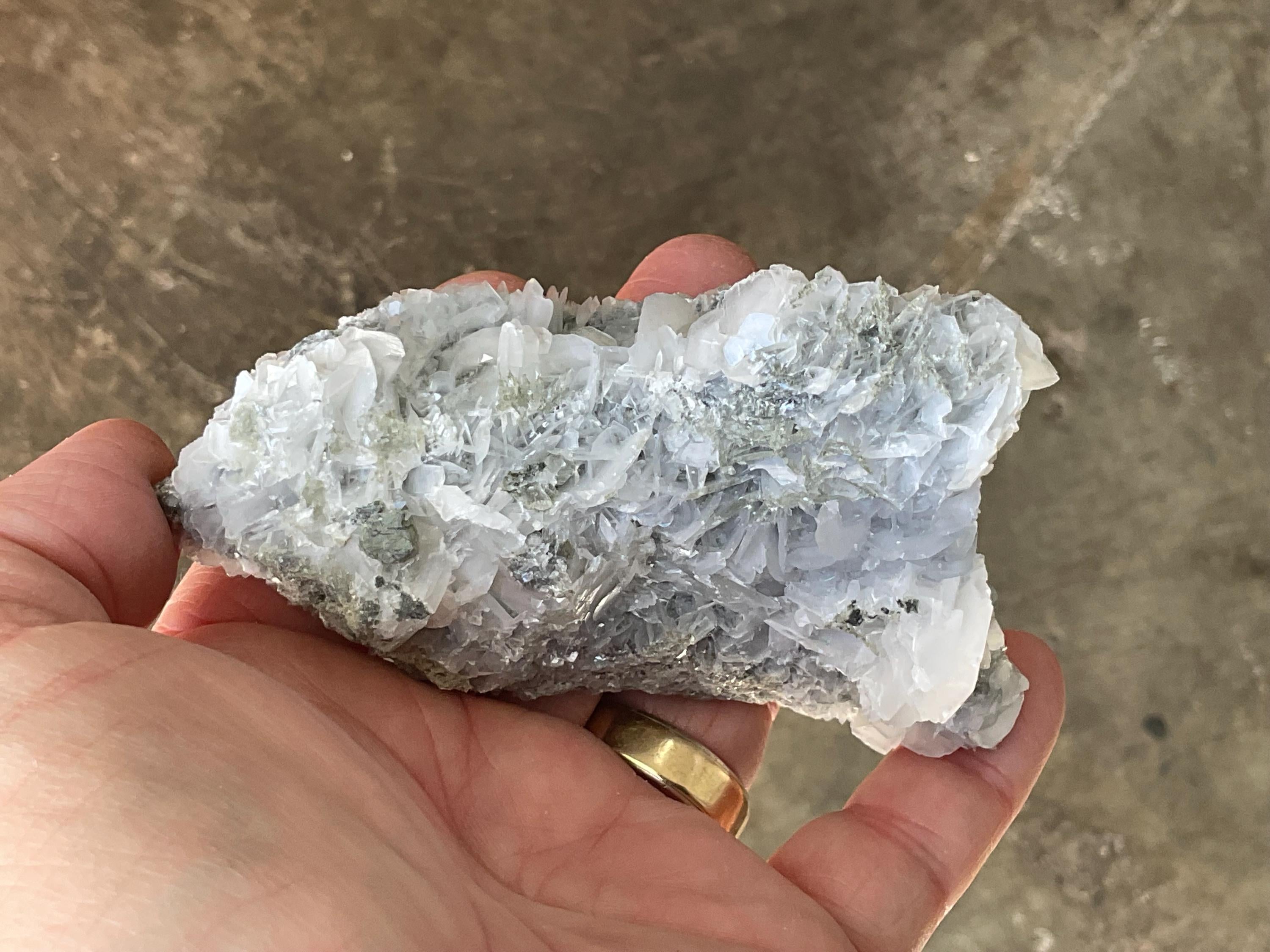 214g UV Reactive “Angel Wing” Calcite Specimen 2A from Hunan, China