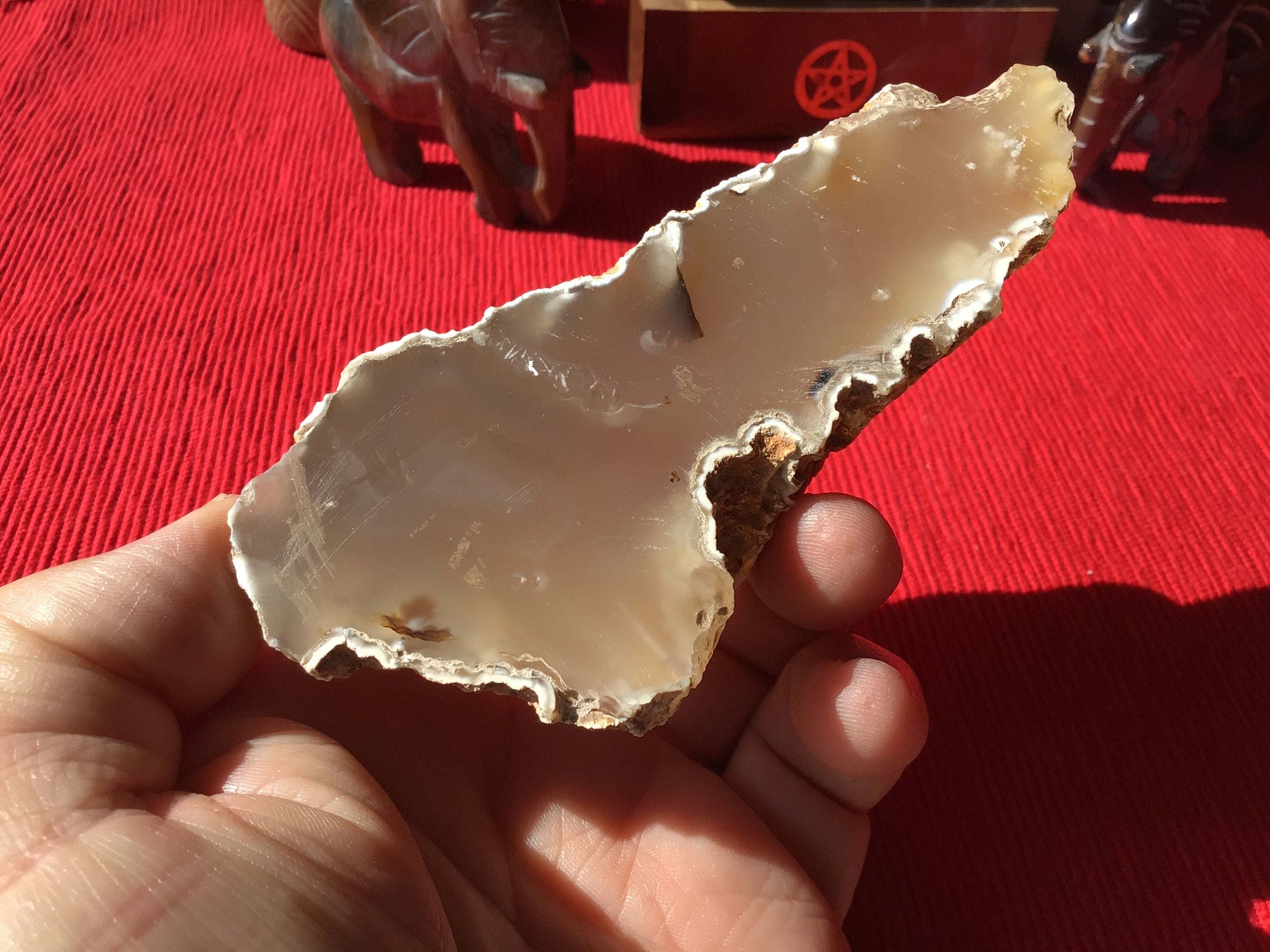 184g Thick Polished Agate Slice 6C