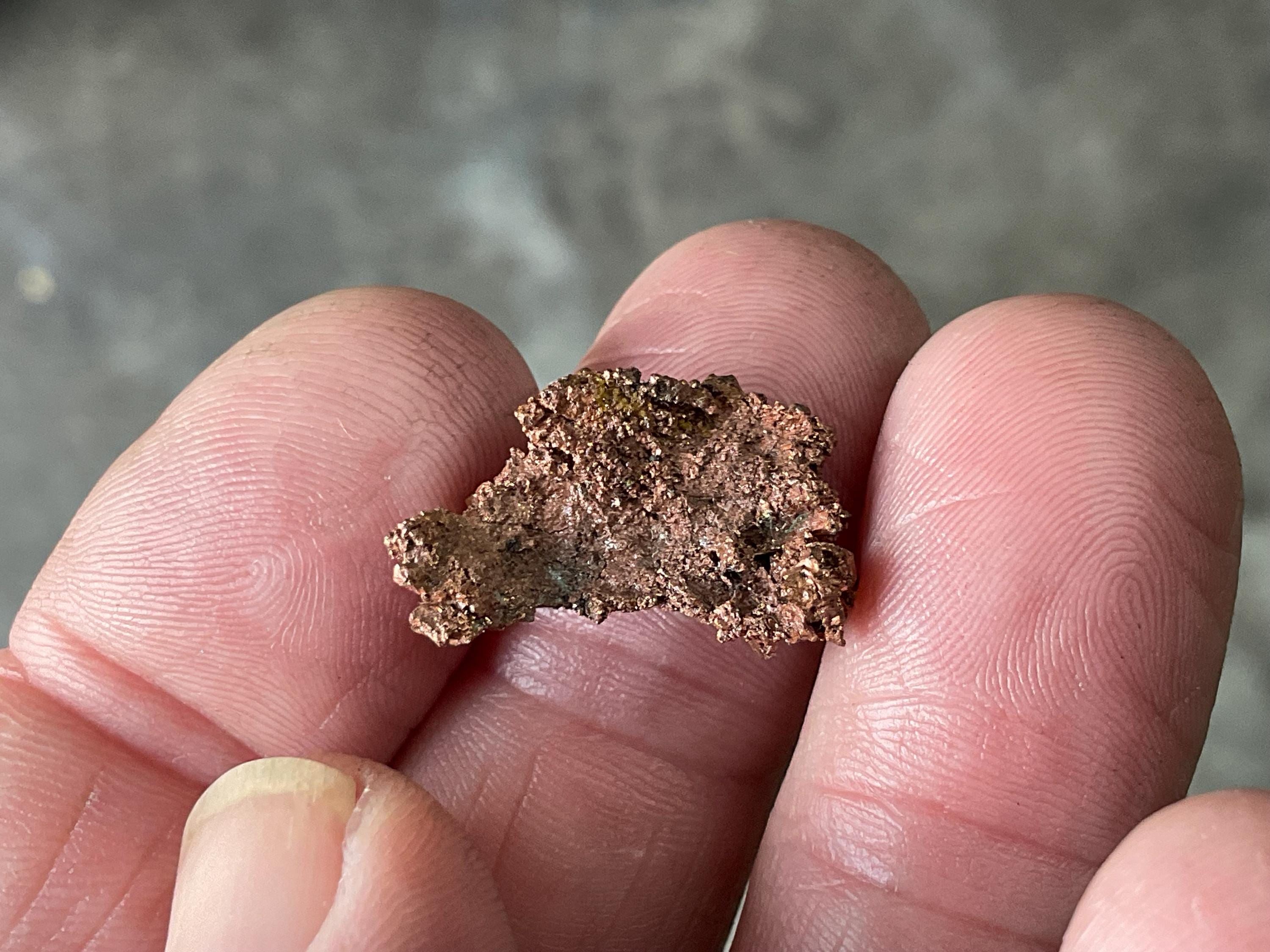 2g Native Copper Specimen 1B from the Red Dome Mine Australia