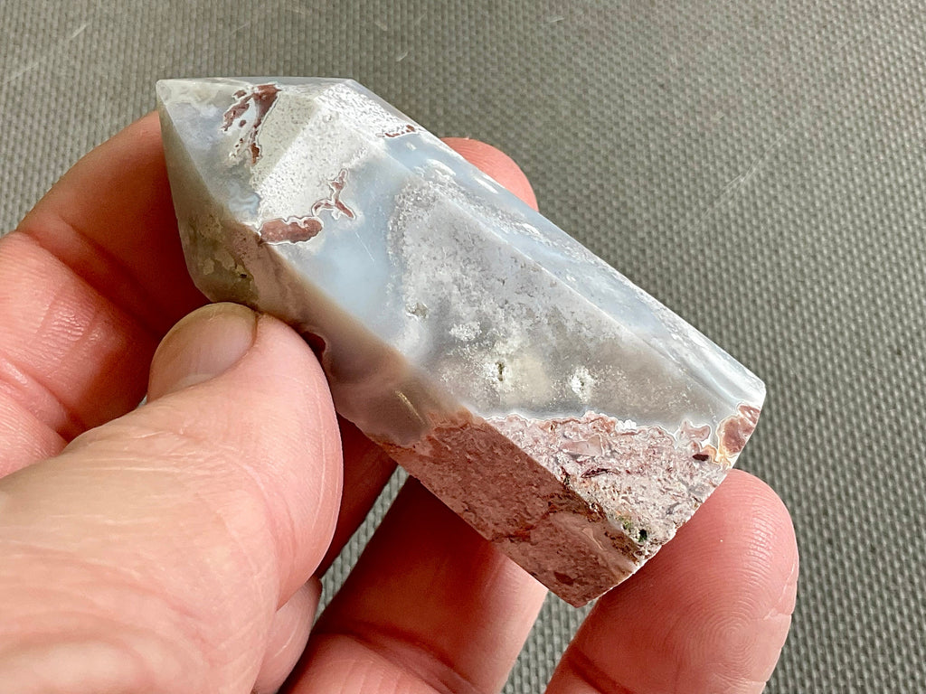 58g White Mexican Crazy Lace Agate Generator A