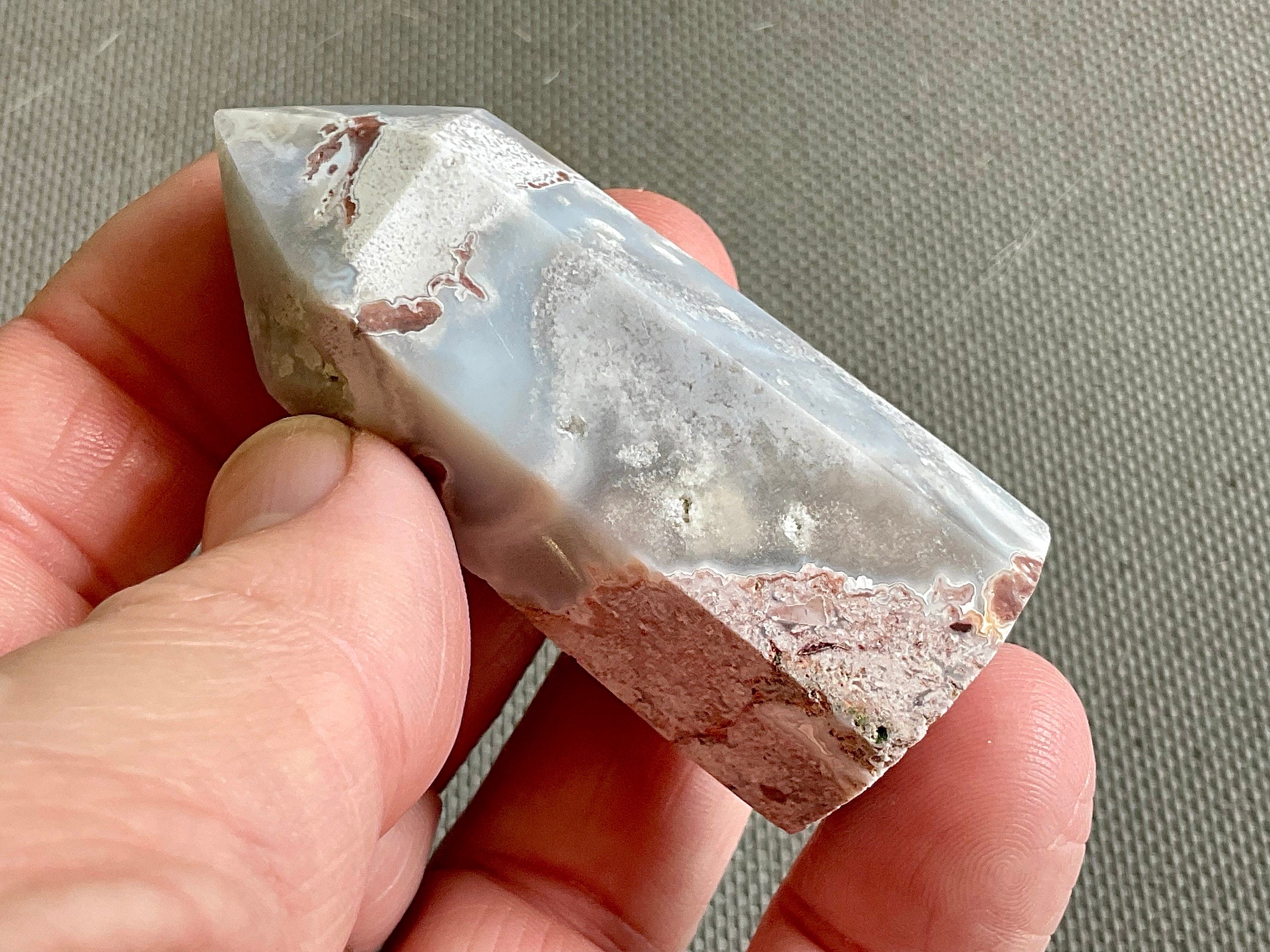 58g White Mexican Crazy Lace Agate Generator A