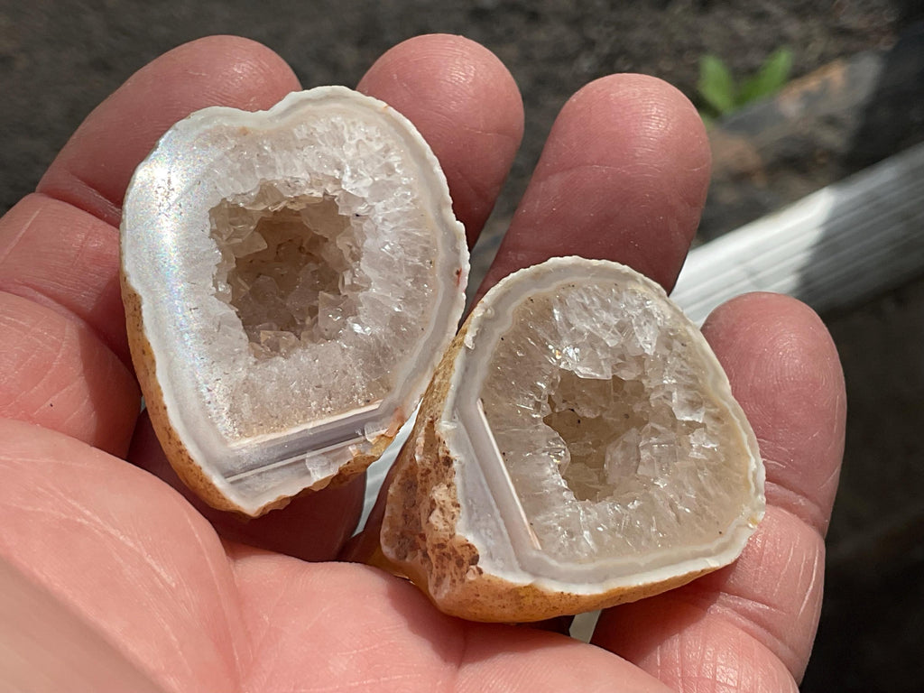 54g Brazilian Polished Agate Pair