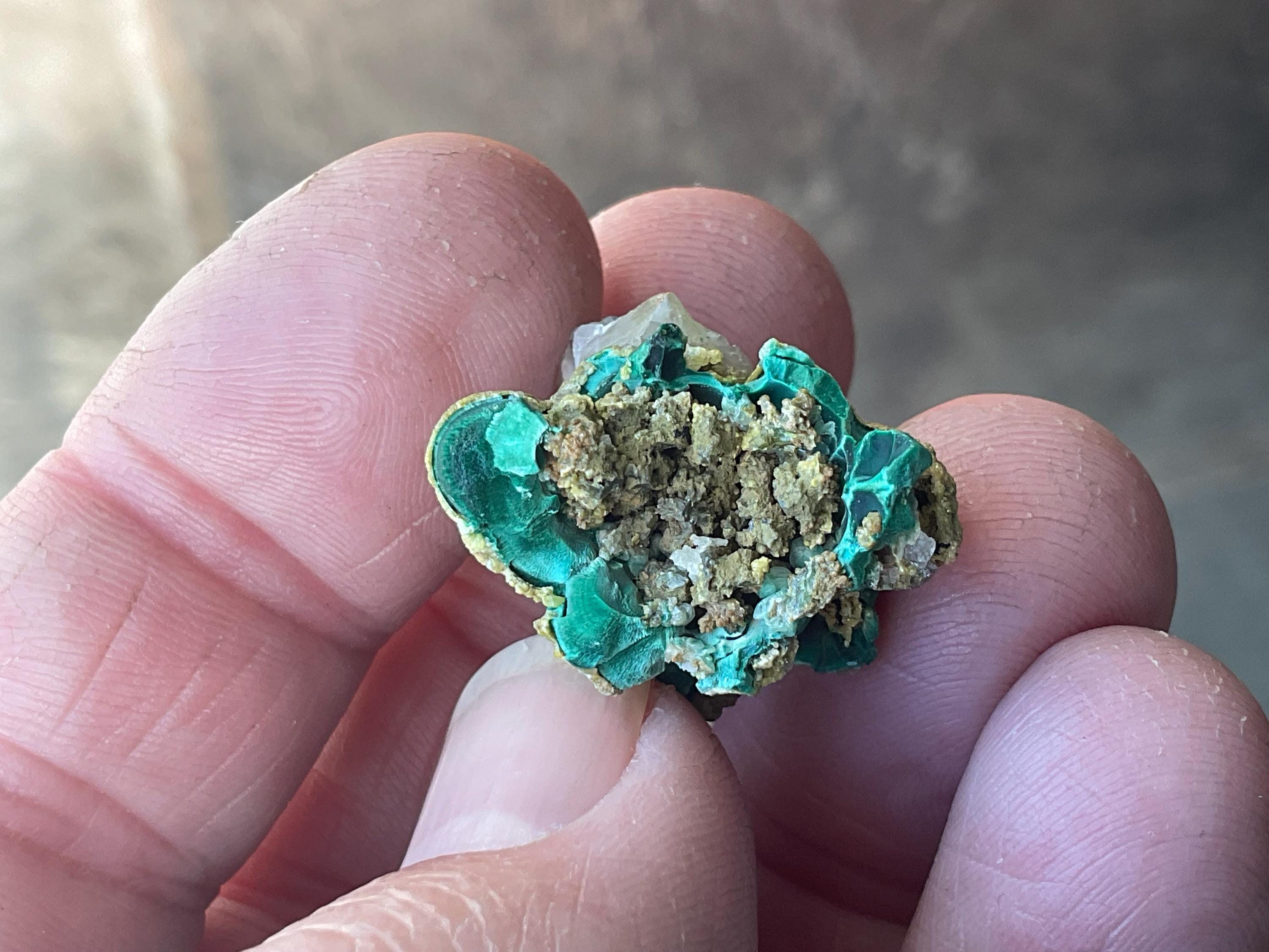 10g Australian Malachite, Cerussite and Pyromorphite Specimen 1C from Rum Jungle