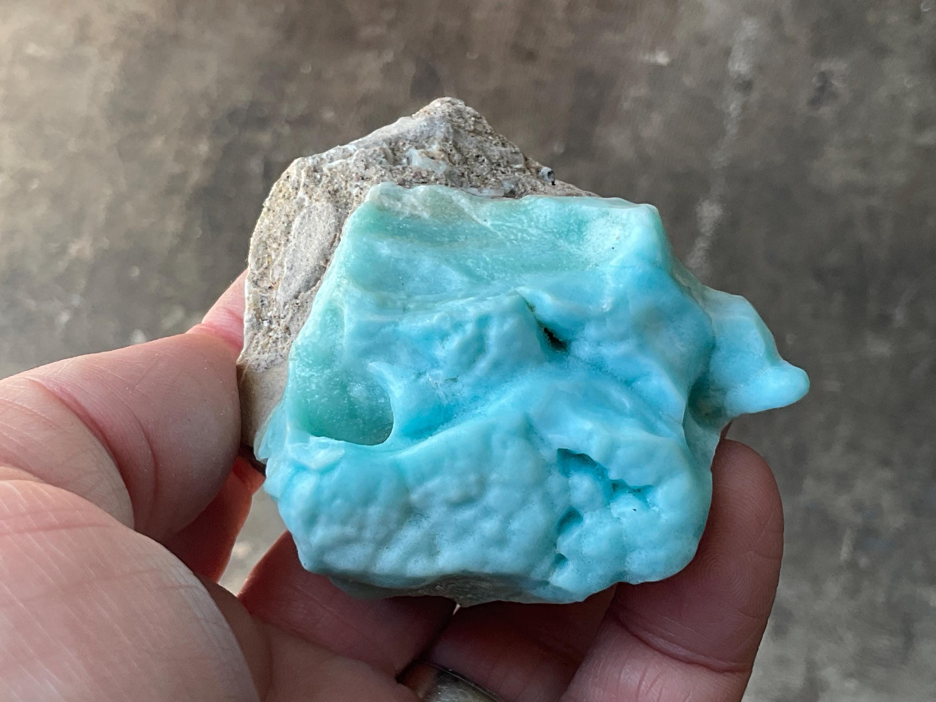 184g Botryoidal Blue Aragonite Specimen 6C