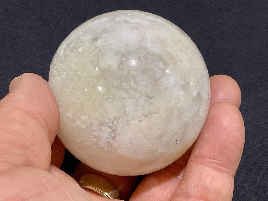 186g Clear Quartz Polished Hollow Sphere A
