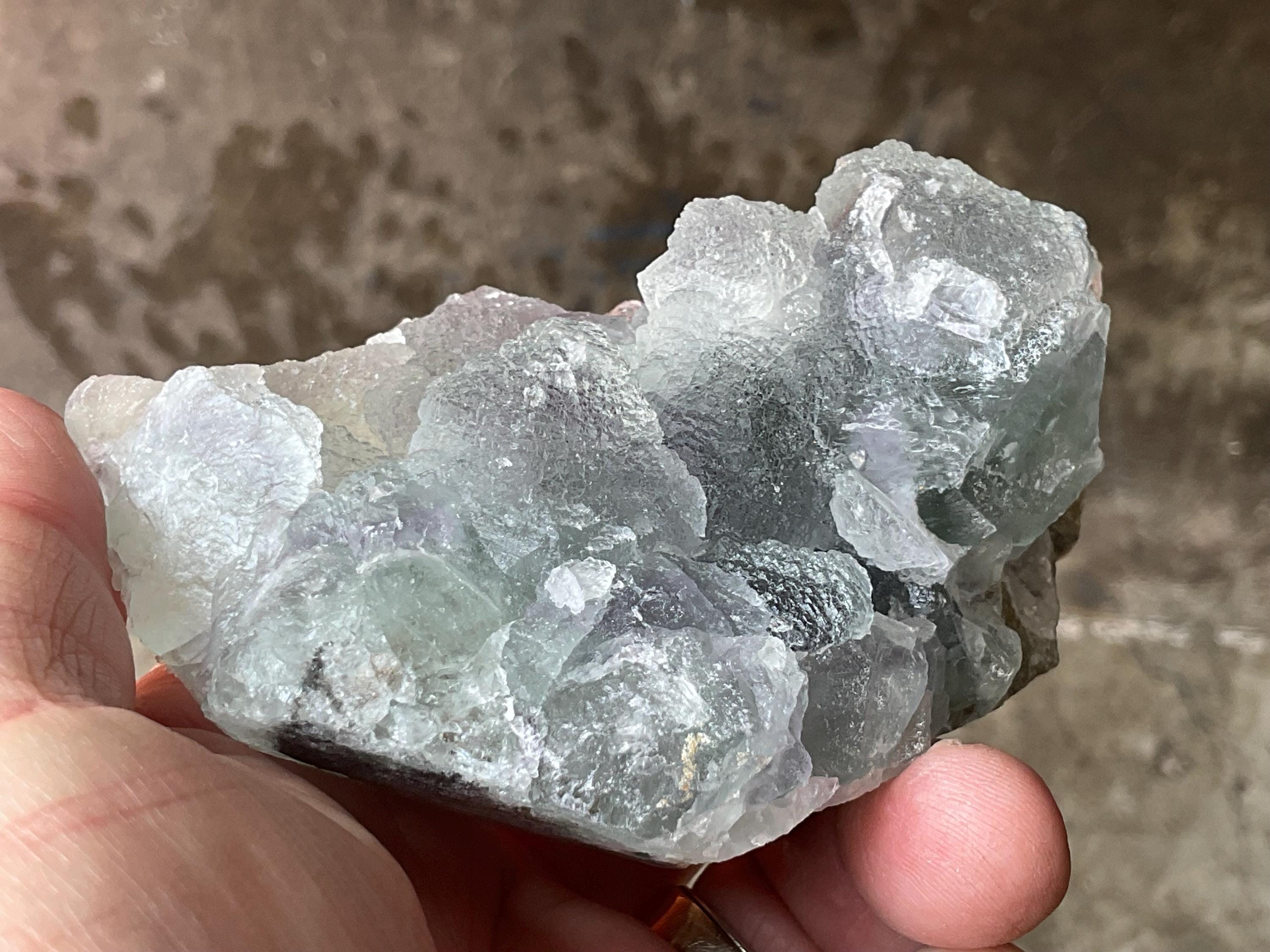 338g Botryoidal Pastel Fluorite Specimen 4B from Henan, China
