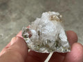 64g Epidote in Water Clear Quartz Cluster