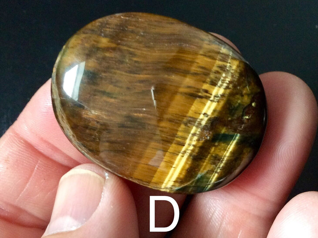 Tiger Eye Thumb/Worry Stones Group 5