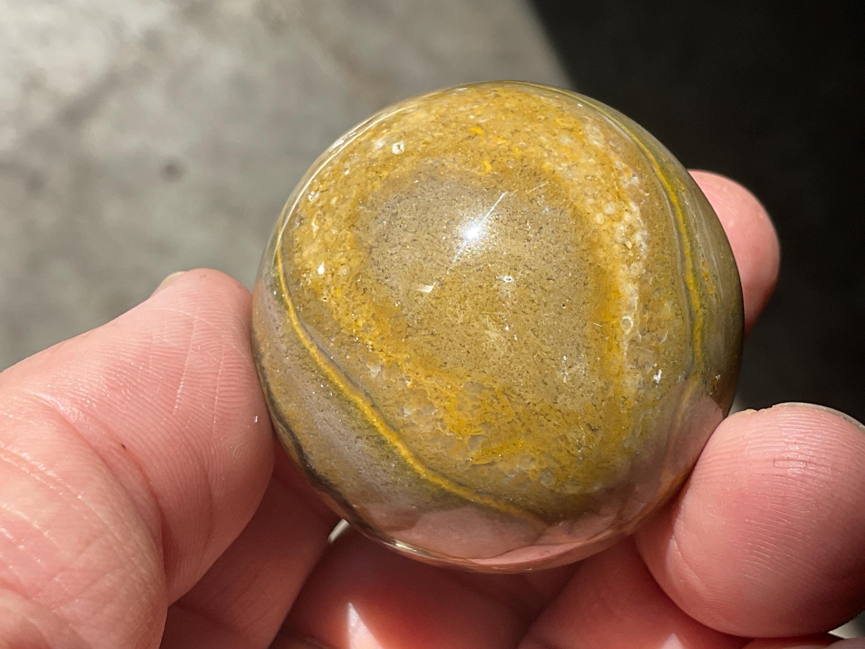 88g Indonesian Bee Jasper Sphere 1A