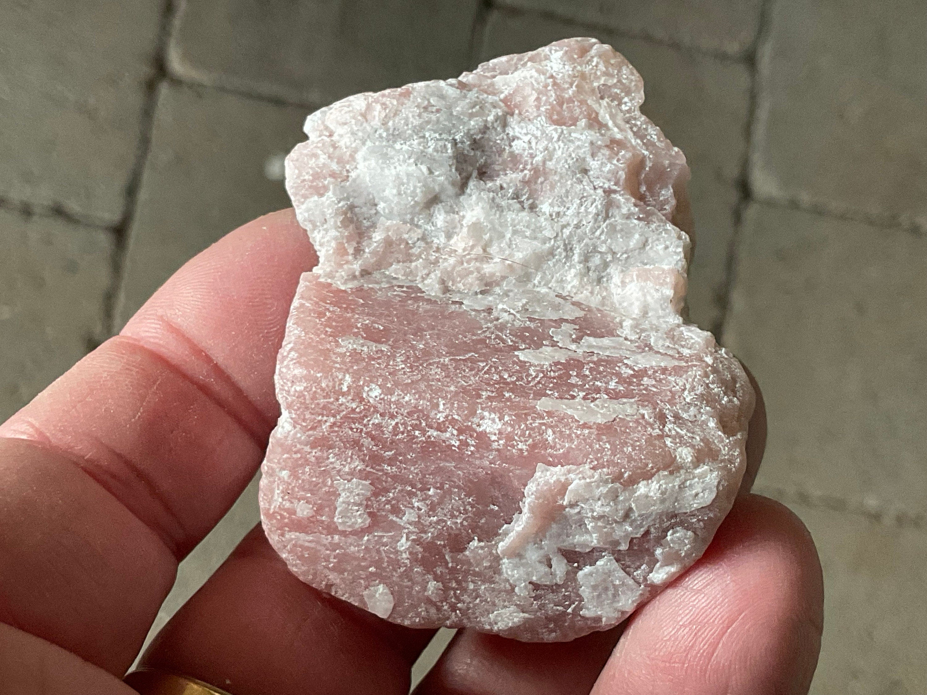 65g Mexican Pink Opal Rough 1B
