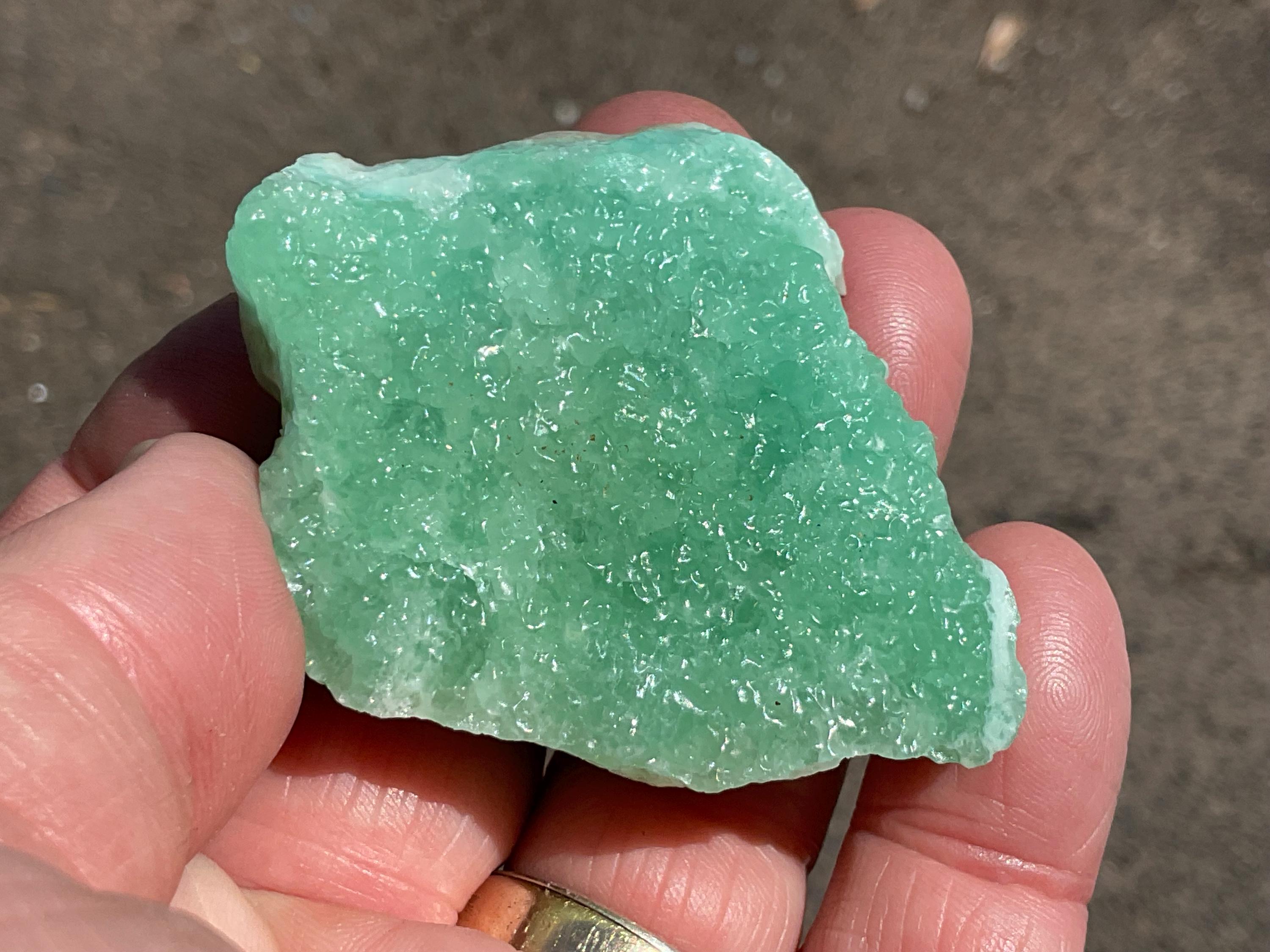 58g Green Aragonite Specimen 2A