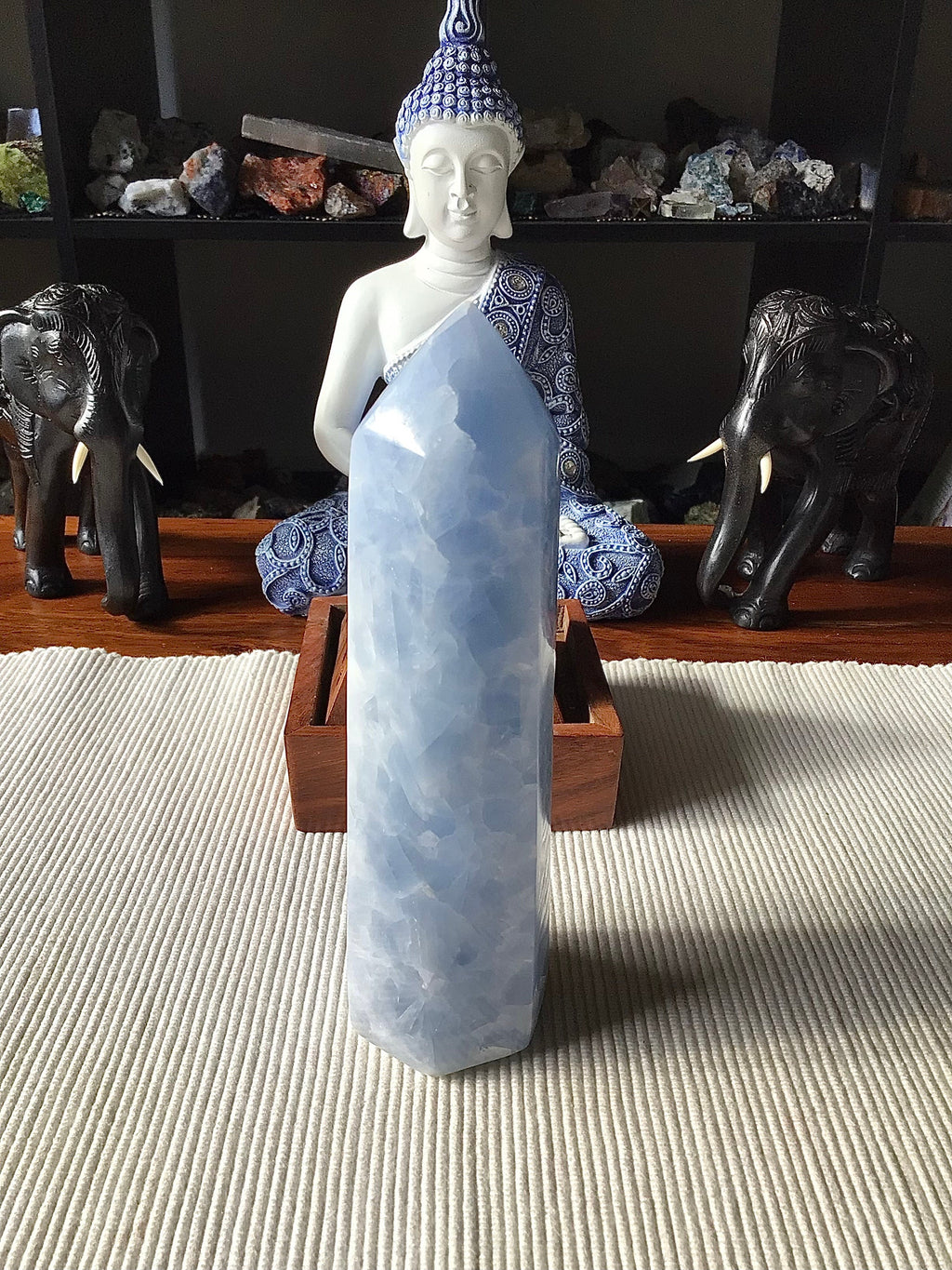 522g Blue Calcite XLarge Generator A