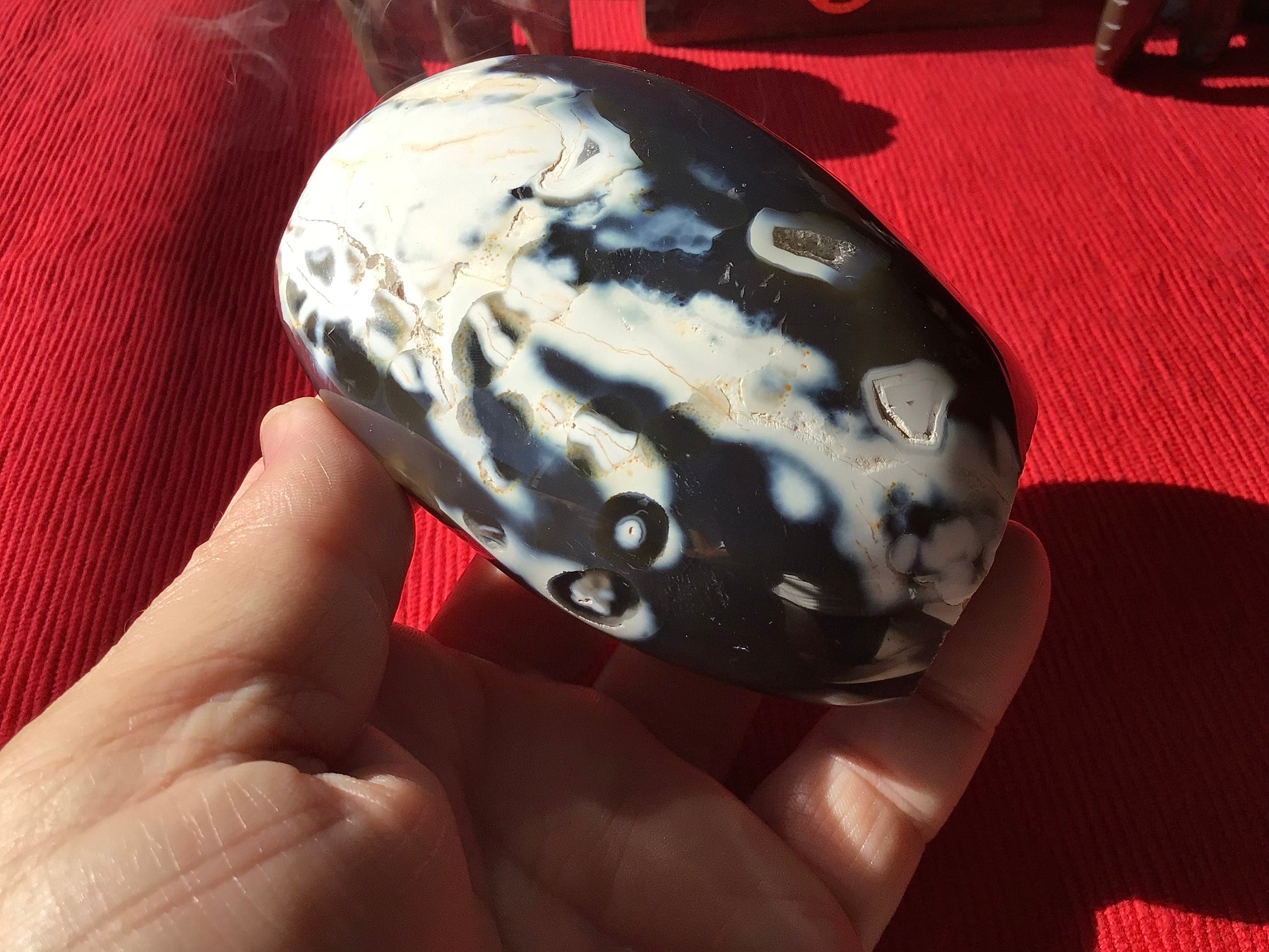 402g Orca Agate Freeform 4B