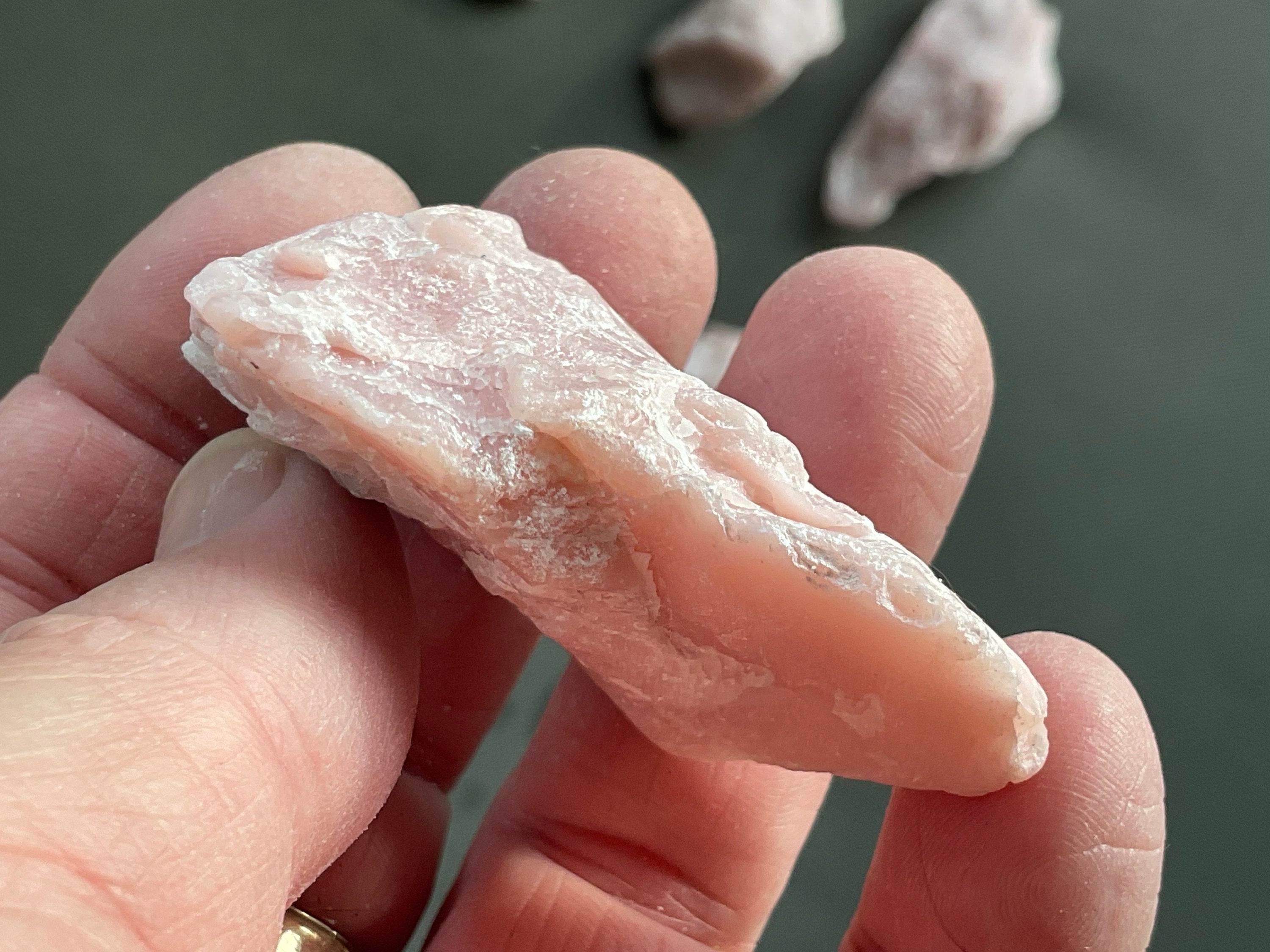 49g Mexican Pink Opal Rough 1A
