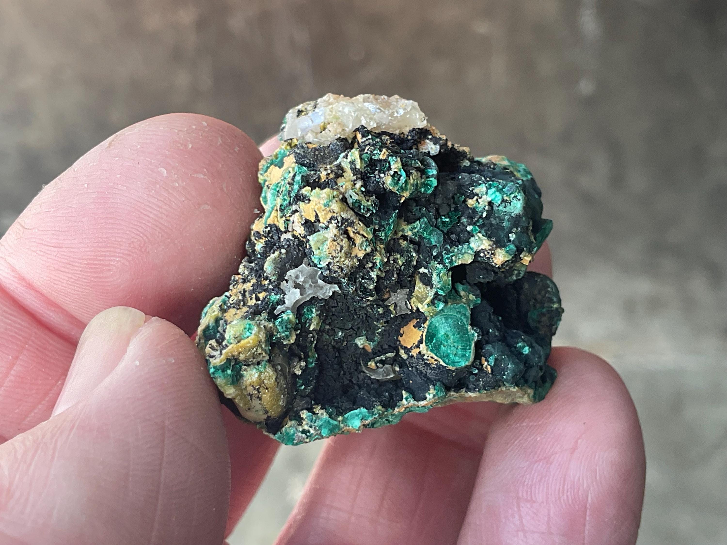 46g Australian Malachite, Cerussite and Pyromorphite Specimen 6B