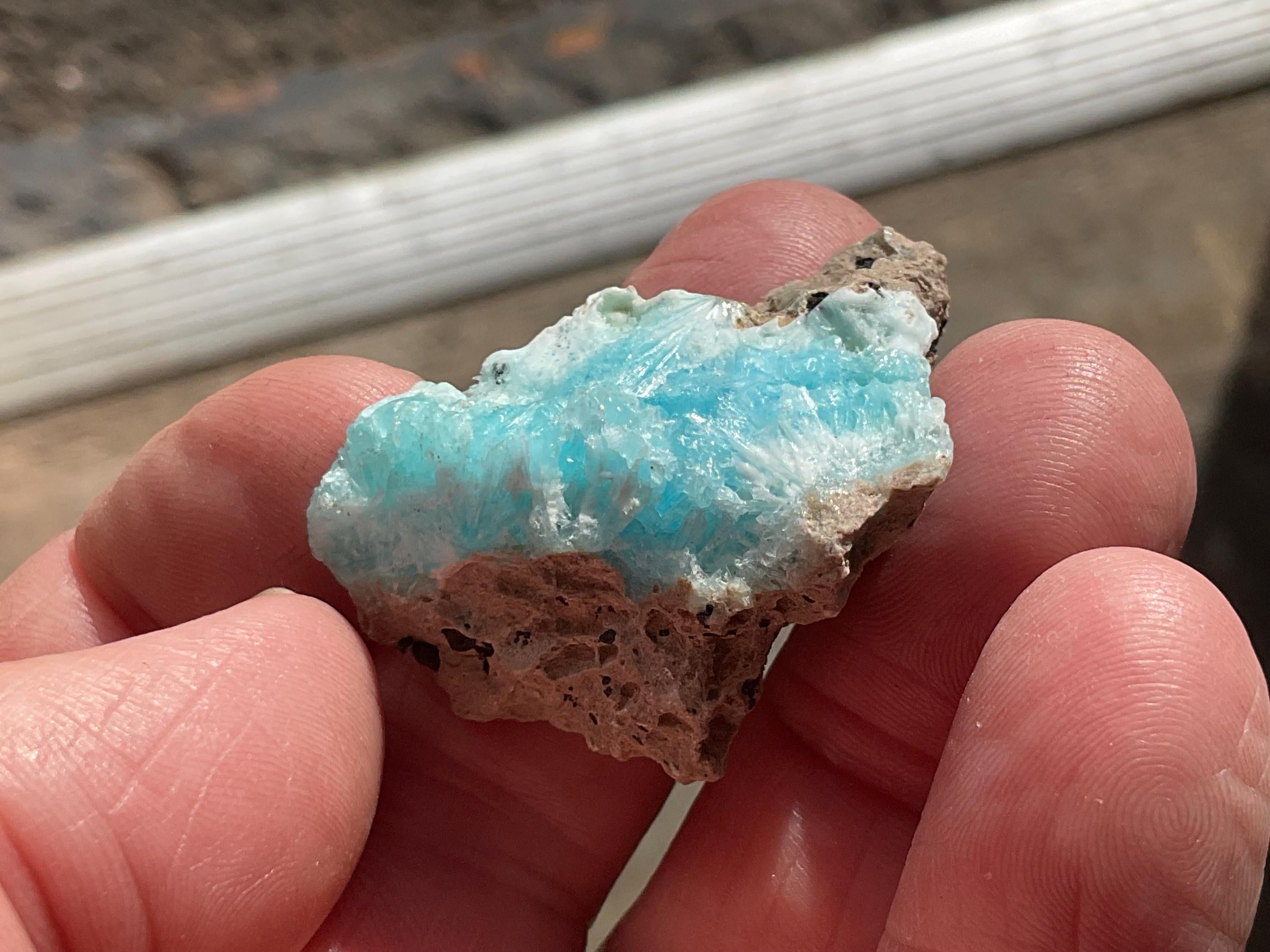 16g Blue Aragonite Specimen 1B