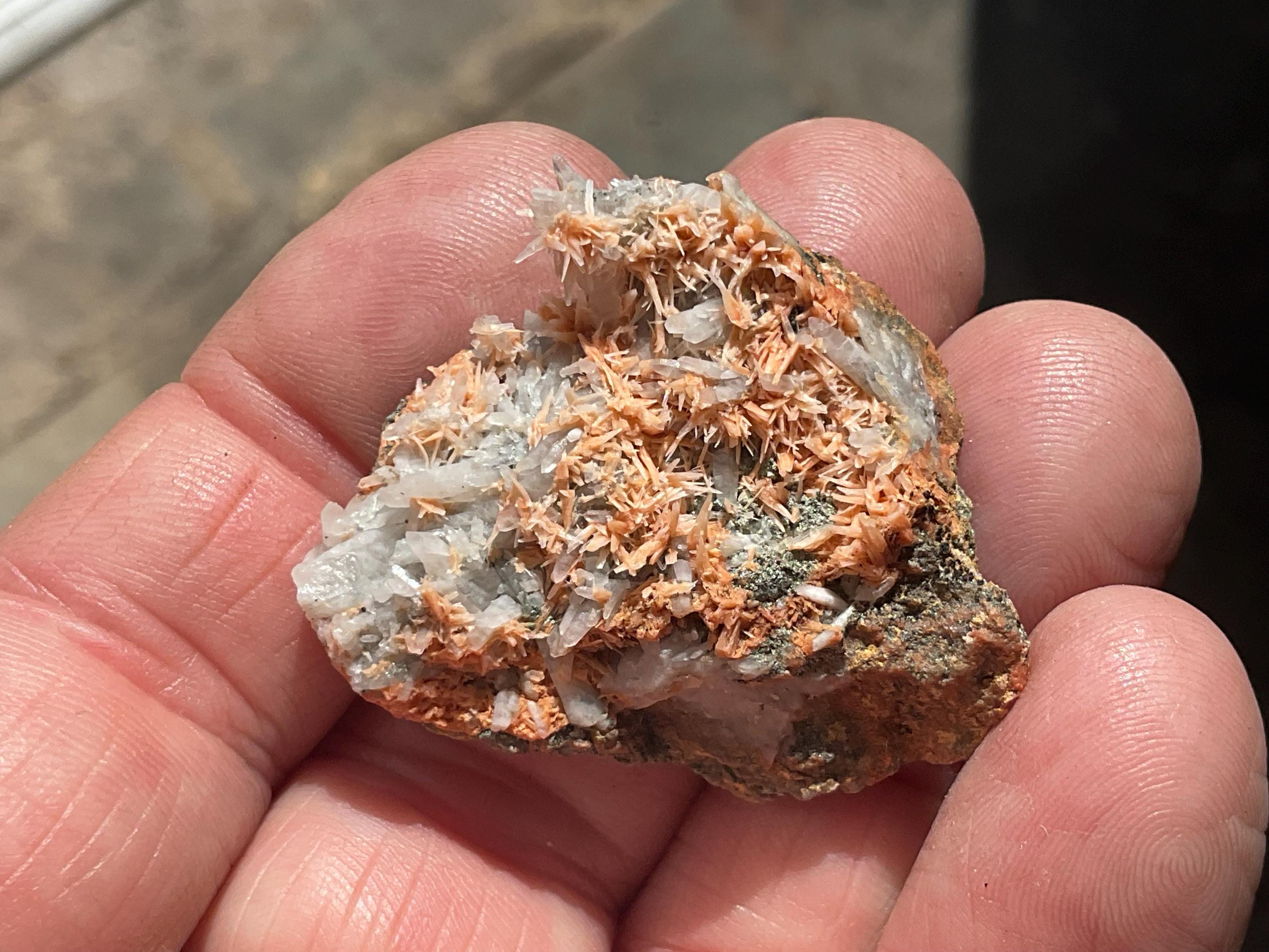 12g Albite with Aragonite Specimen A