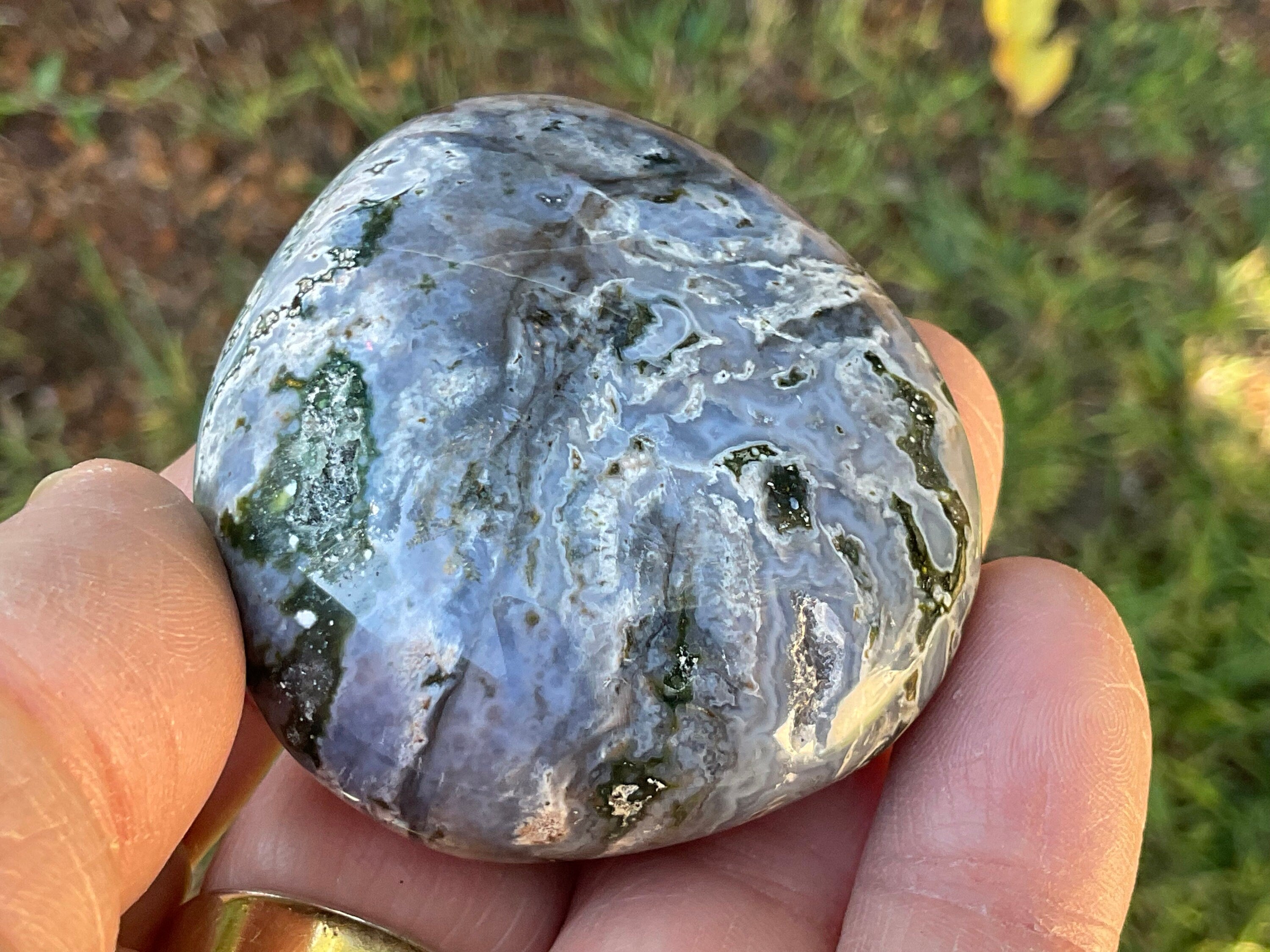 100g Ocean Jasper/Opal Palmstone 7C