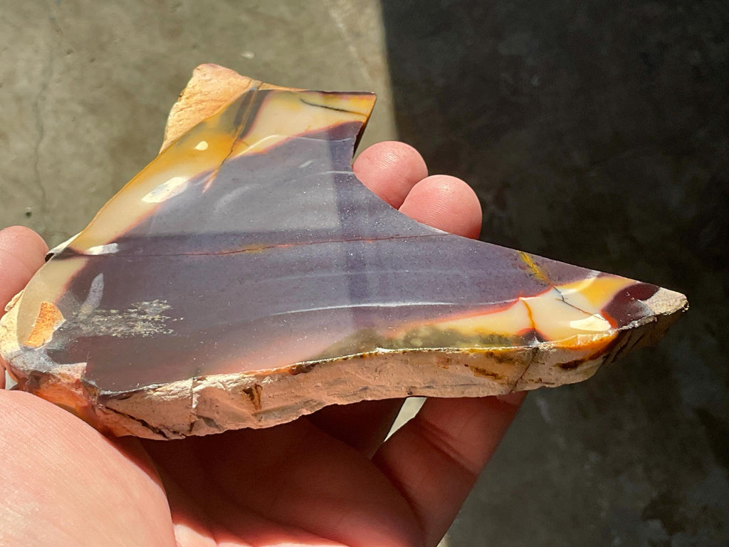 216g Polished Mookaite Slab