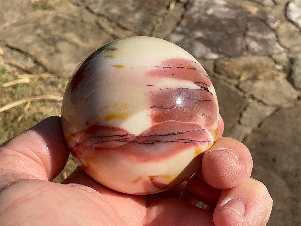 333g (5.7cm diameter) Mookaite Sphere 7C