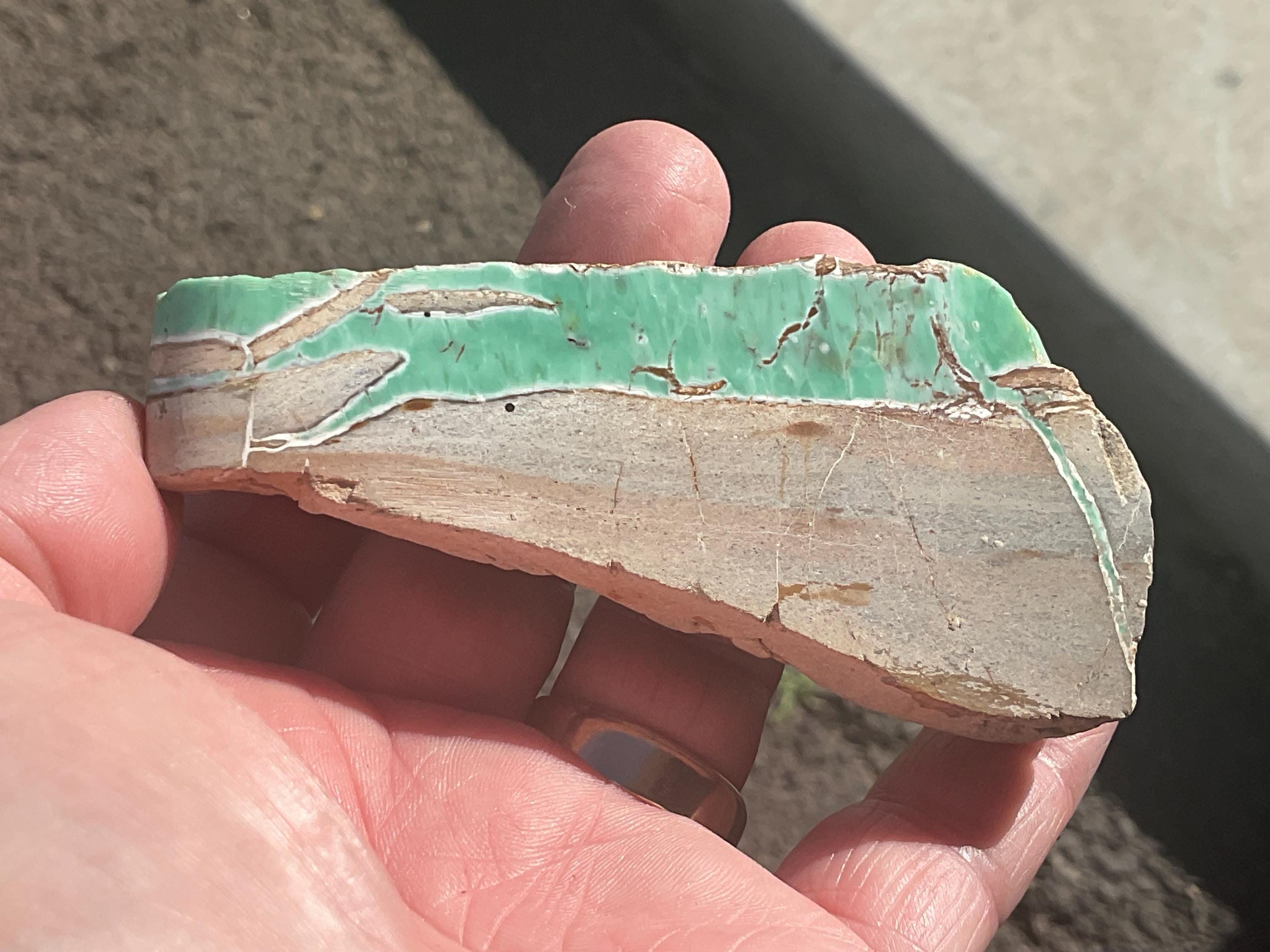 94g Polished Western Australian Variscite Piece 2A