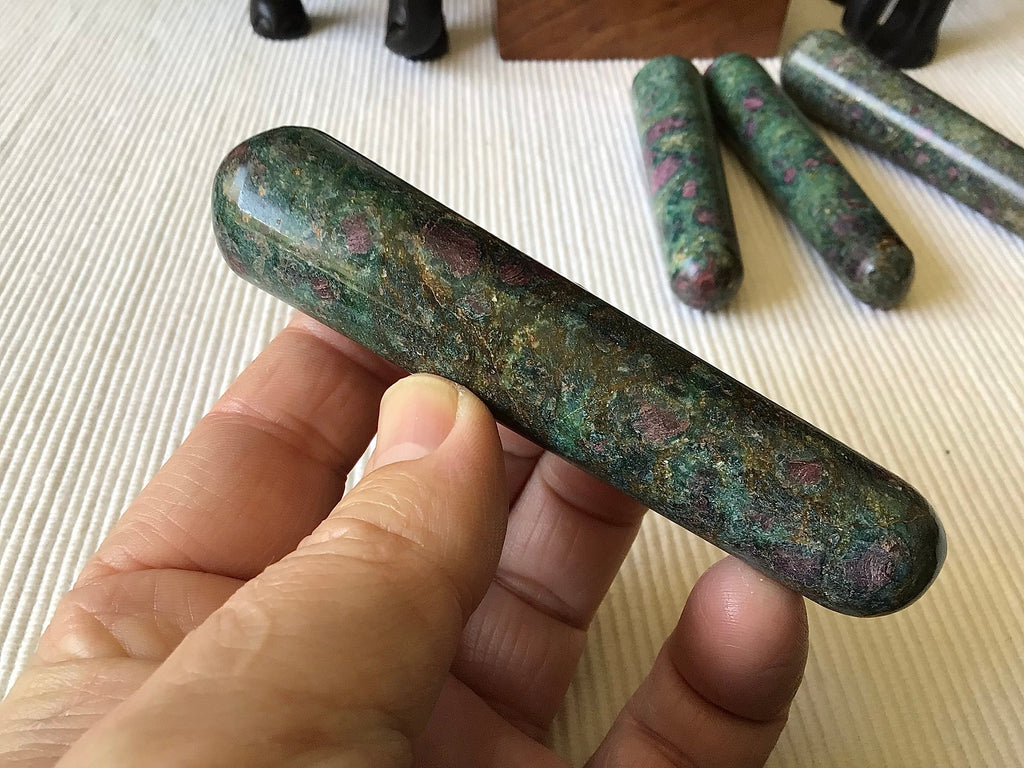 90g Ruby in Fuchsite Wand B
