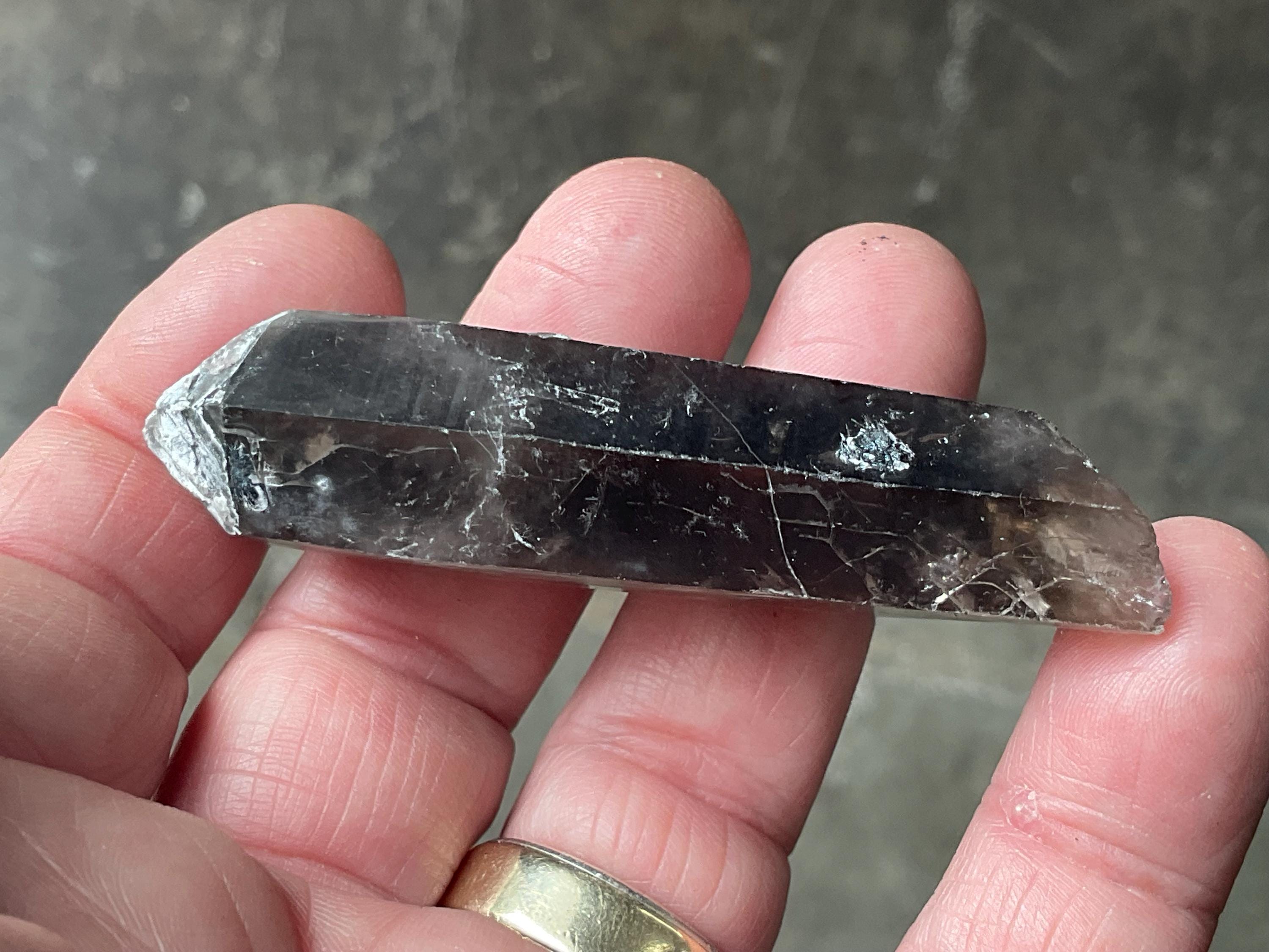 44g Smokey Quartz Point + Specimen from Inner Mongolia 1B