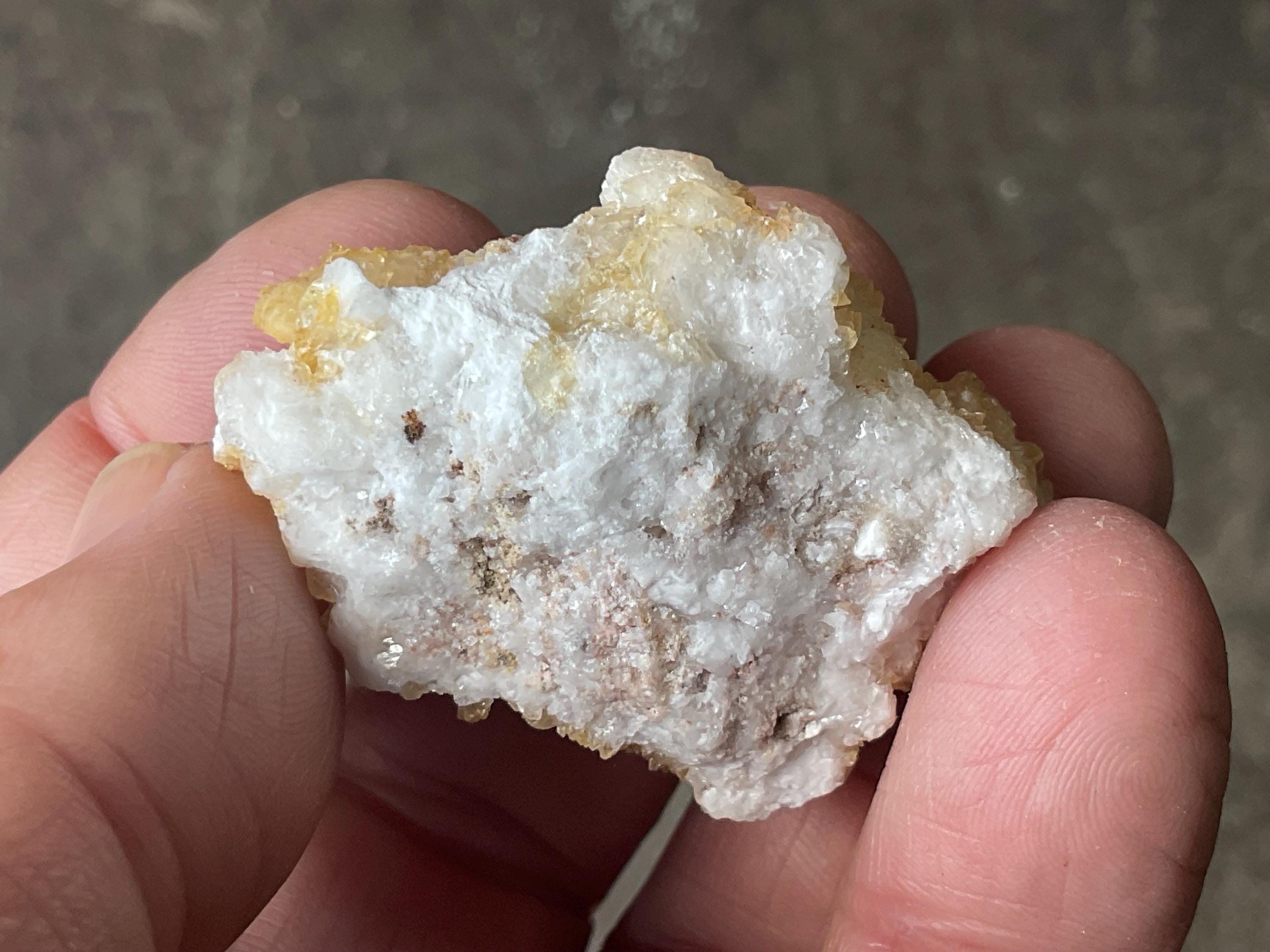 26g Amber Calcite Specimen 1B from Guizhou, China