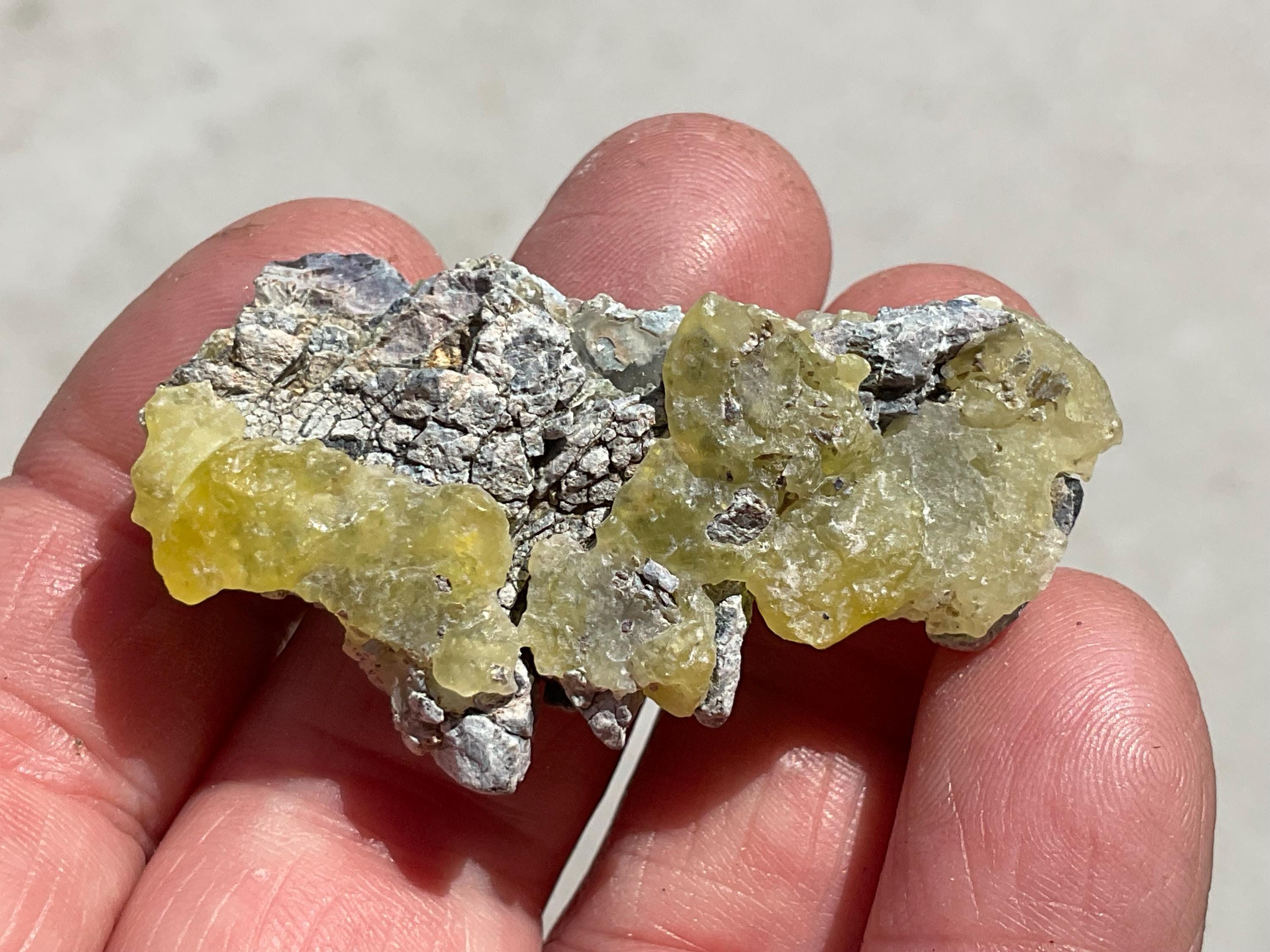 16g Pakistan Yellow Brucite Specimen 6A