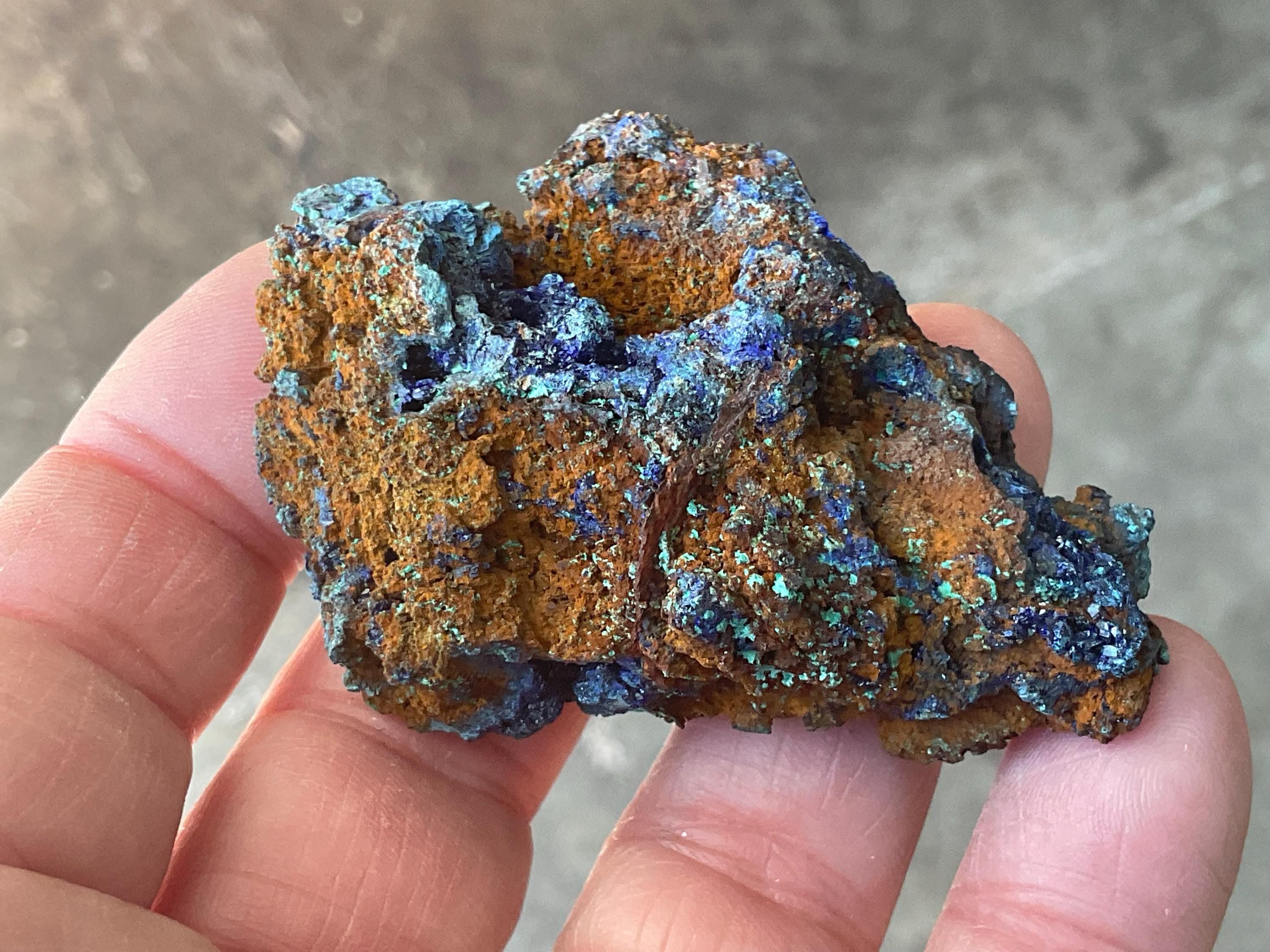 62g Azurite with Malachite Specimen 3A from Anhui, China