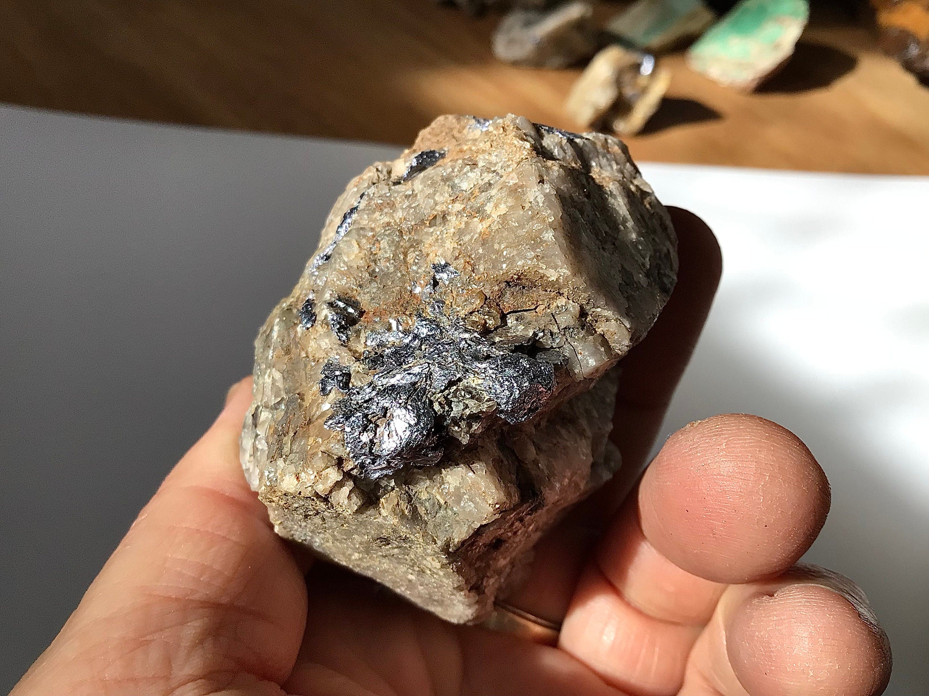 192g Australian Molybdenite Specimen 2E