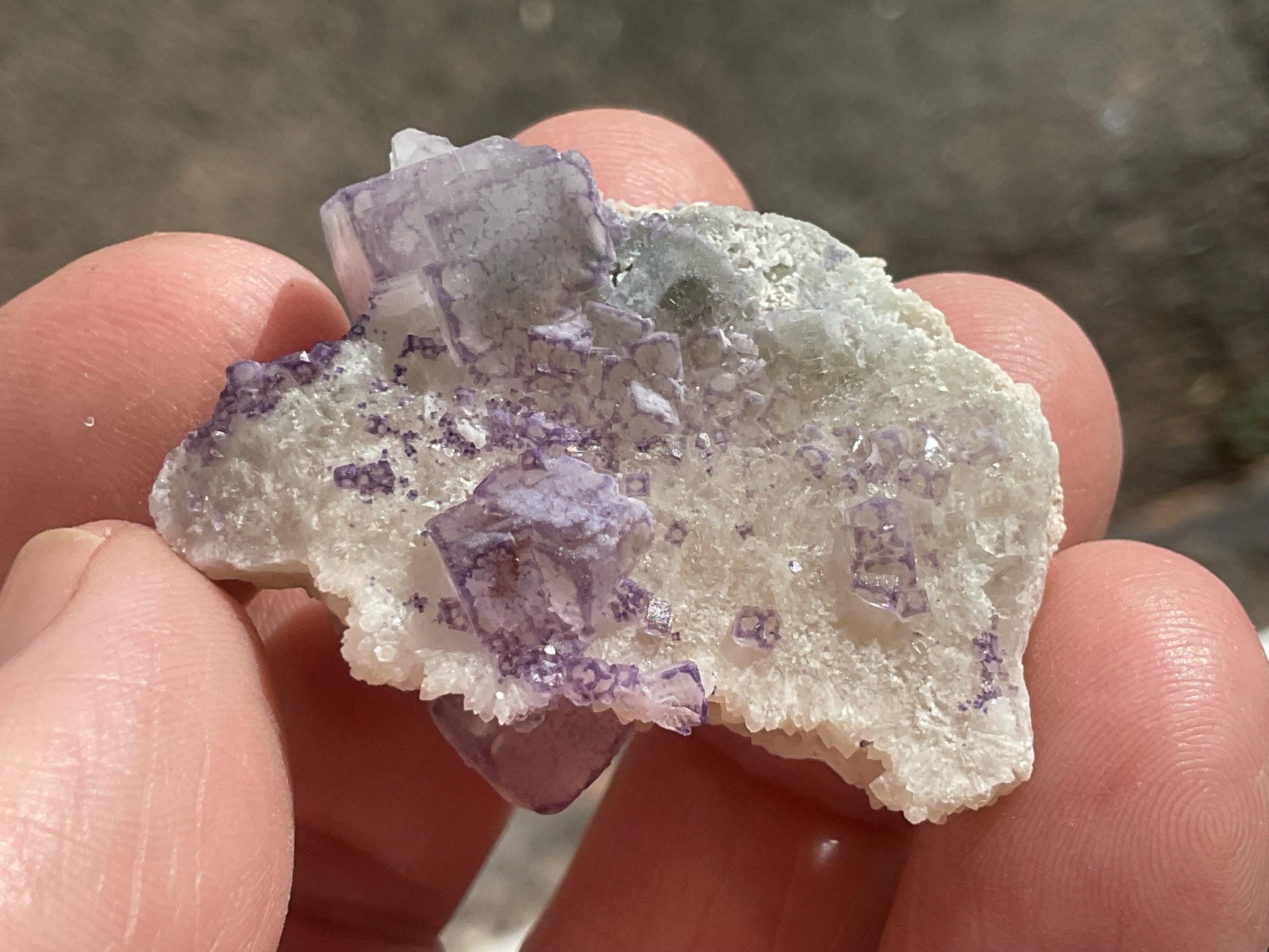 24g “QR Code” Fluorite Specimen 2A