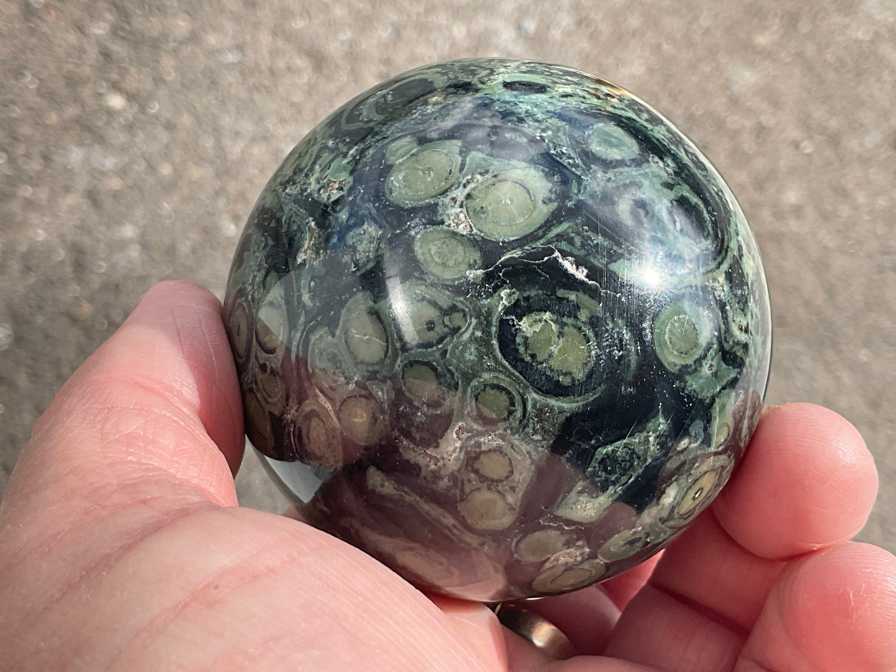 386g Kambaba Jasper Sphere 3B