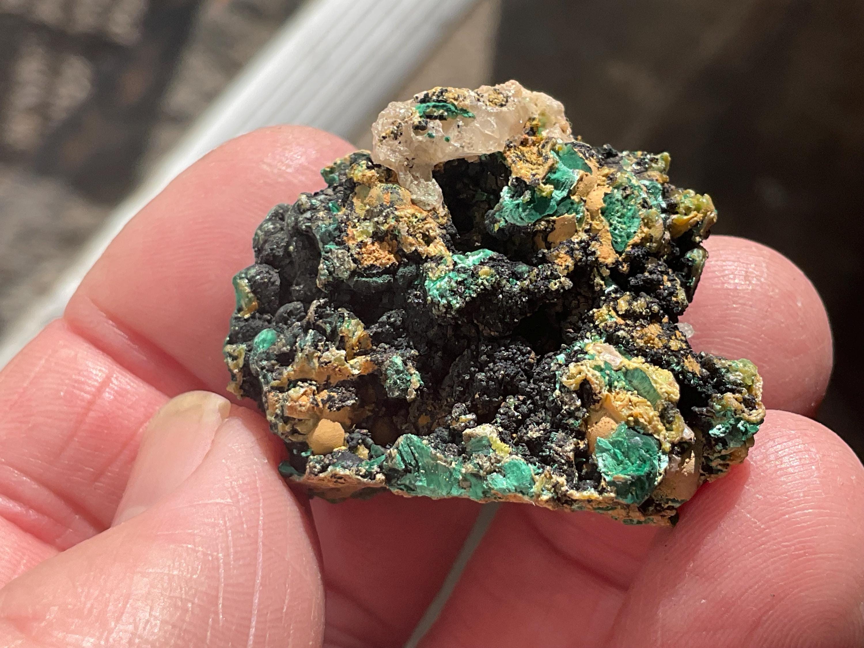 46g Australian Malachite, Cerussite and Pyromorphite Specimen 6B