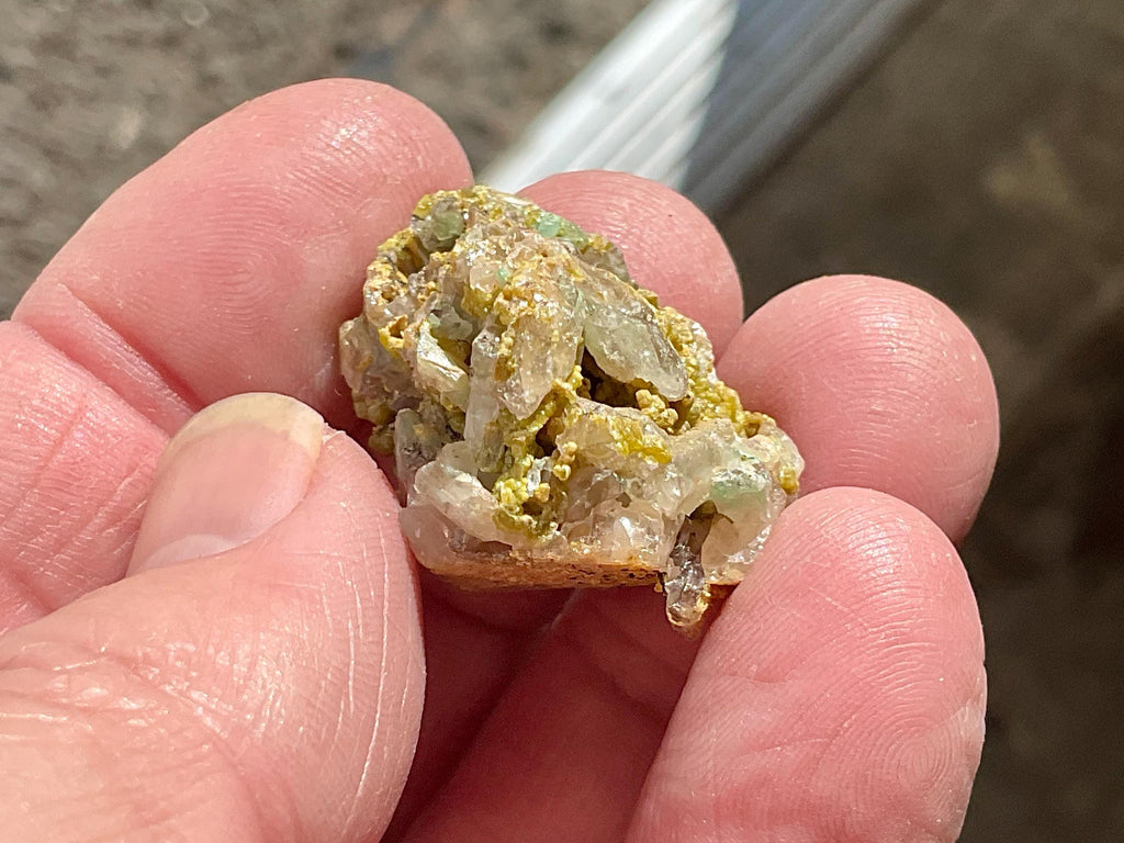 26g Australian Cerussite with Pyromorphite Specimen 1B from Rum Jungle