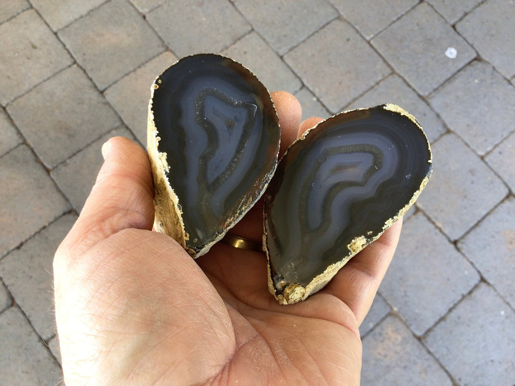 362g Polished Agate Friendship Pair 13B