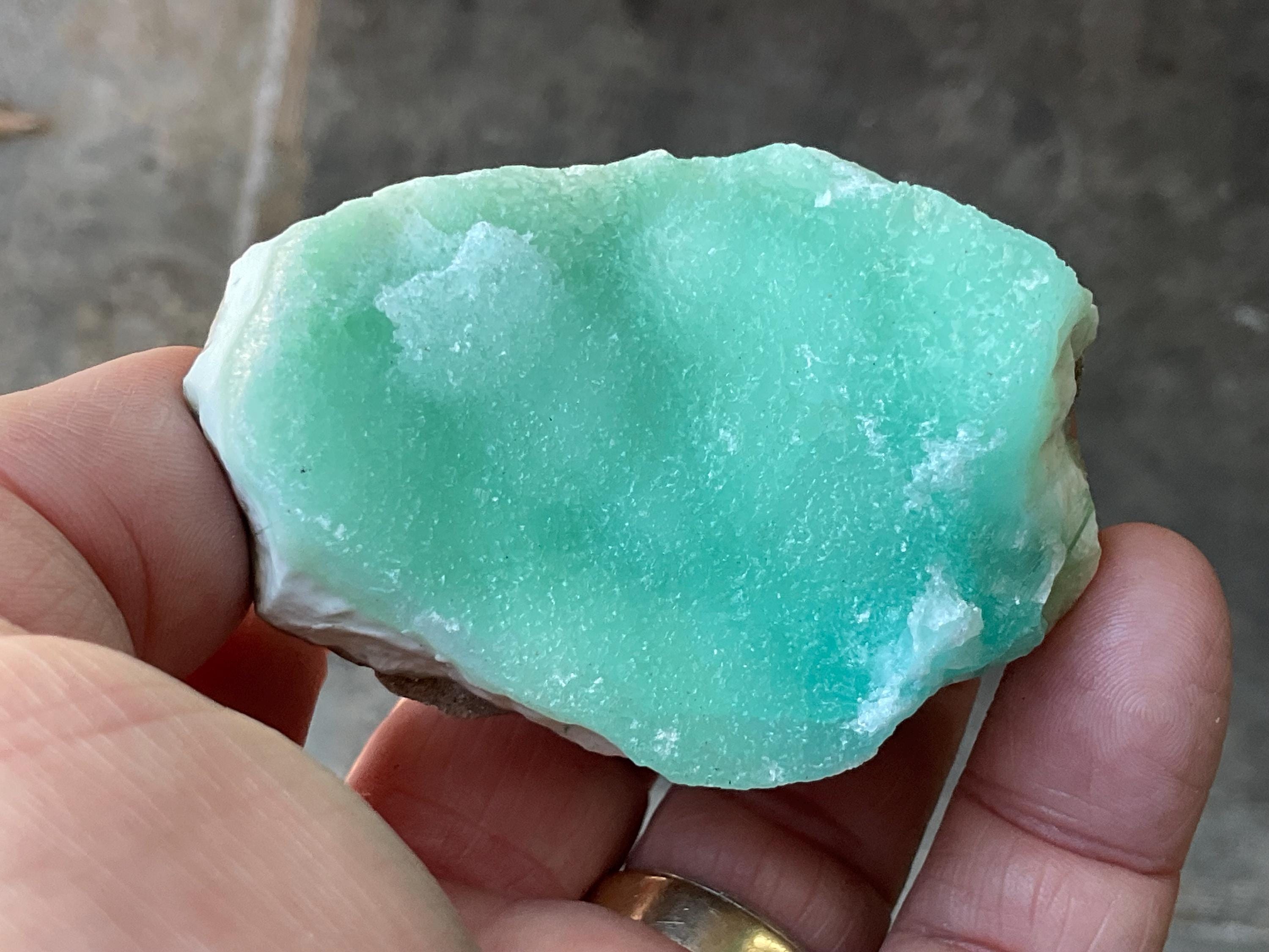 120g Green Aragonite Specimen 3A