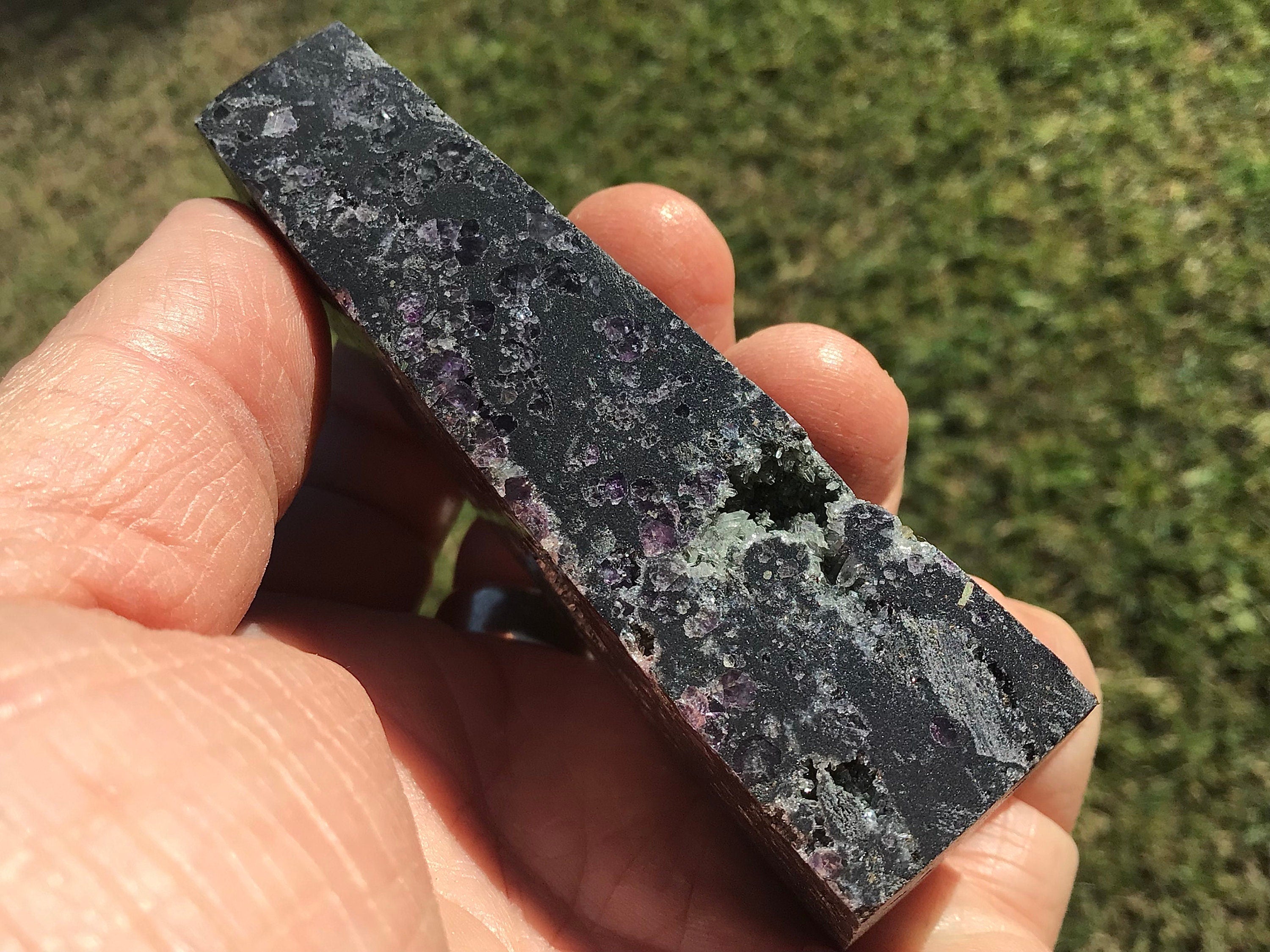 111g Sphalerite Generator with Lavender Fluorite and Clear Quartz 2B