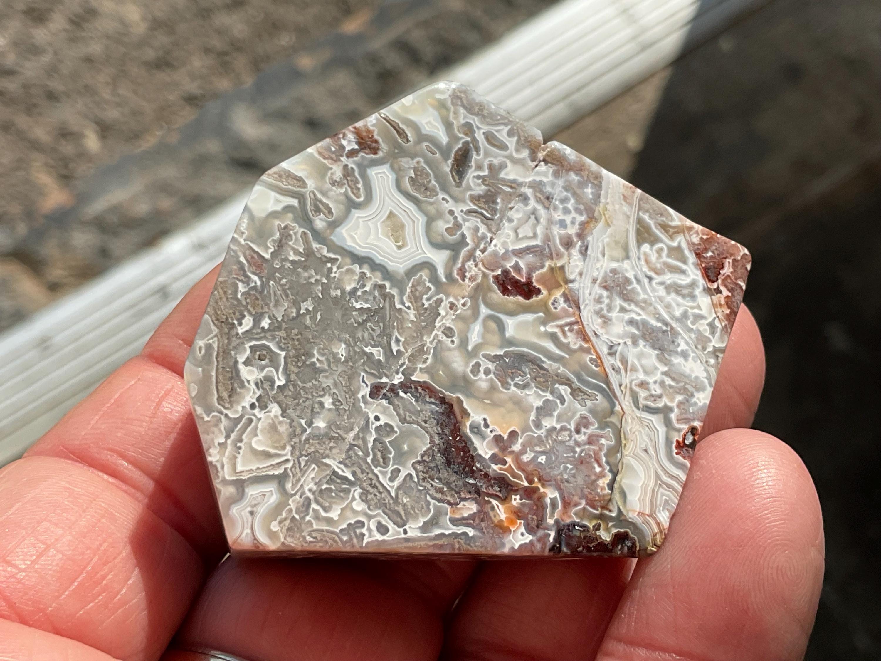 56G Mexican Crazy Lace Agate Freeform 18B