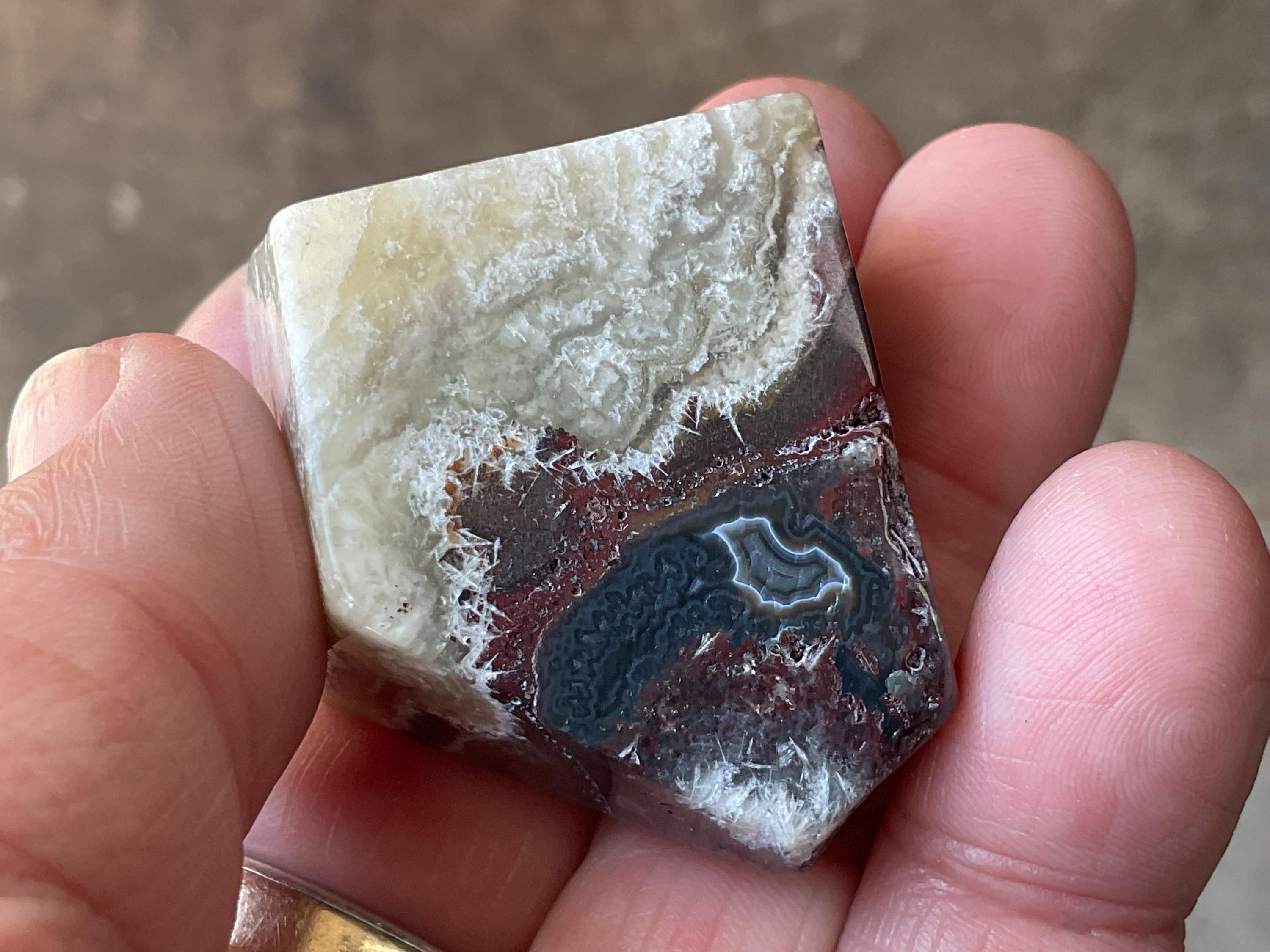 64g Mexican Crazy Lace Agate Freeform 18C