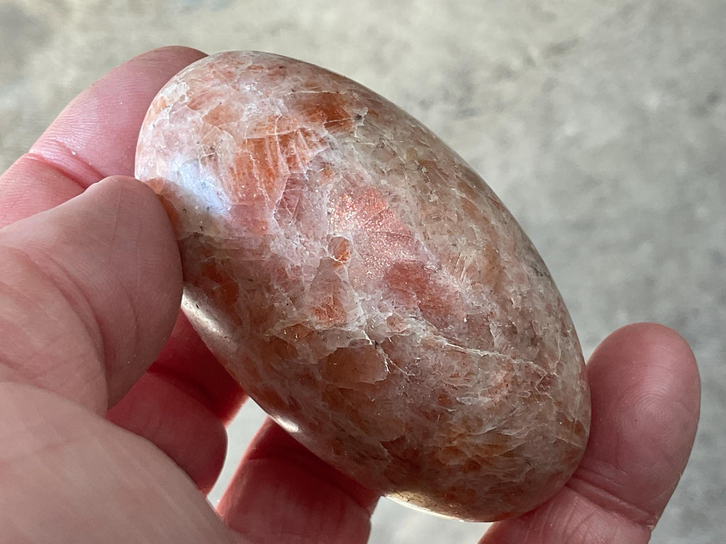 142g Polished Sunstone Egg A
