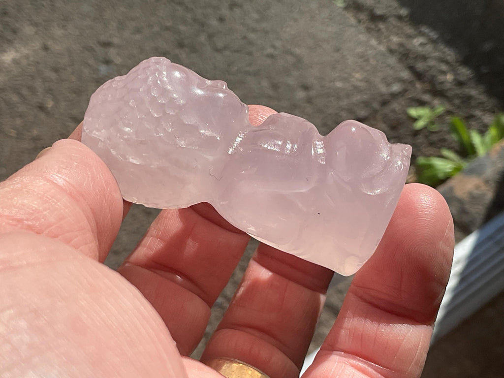 72g Rose Quartz Buddha Statue C