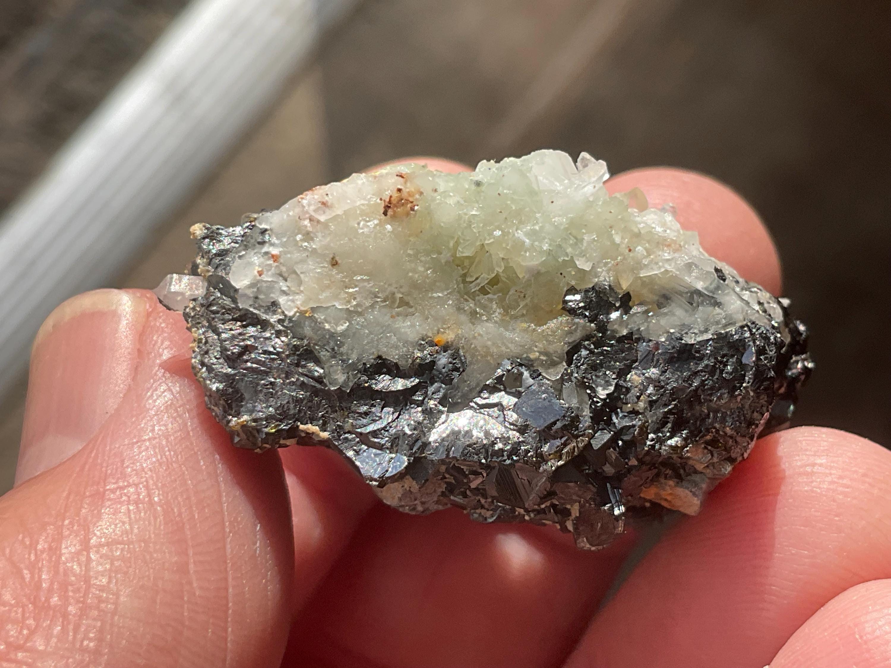 34g Galena on Quartz Cluster Specimen from Bulgaria
