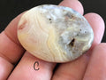 Crazy Lace Agate Thumb Stone/Worry Stone  3C