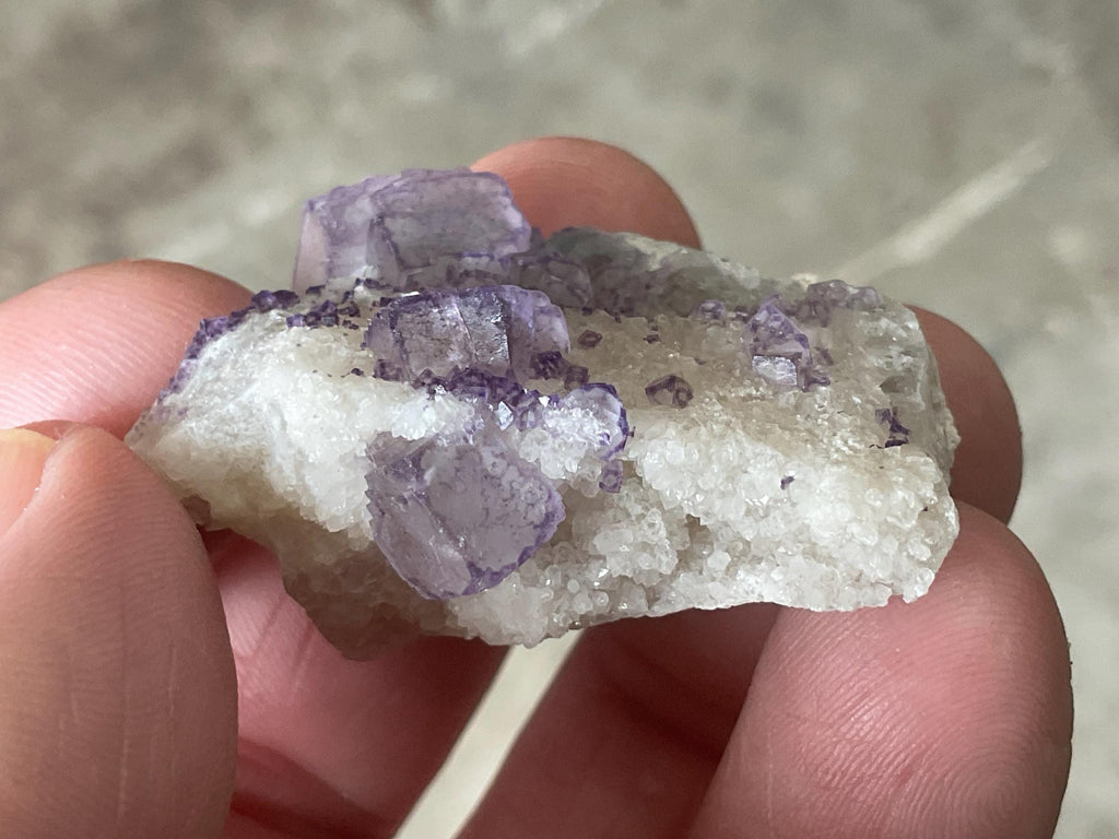 24g “QR Code” Fluorite Specimen 2A
