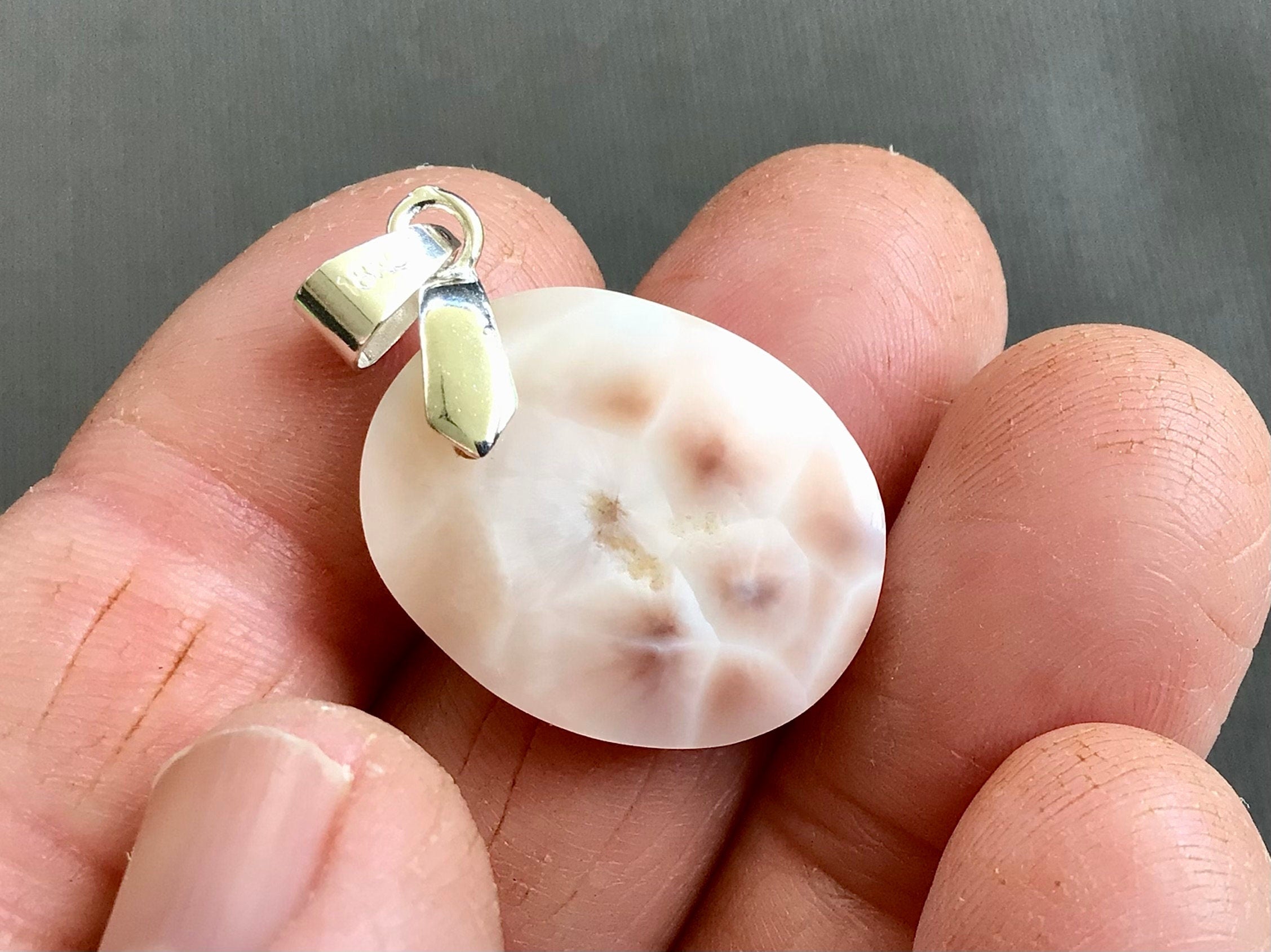 Indonesian Natrolite Pendant 2E