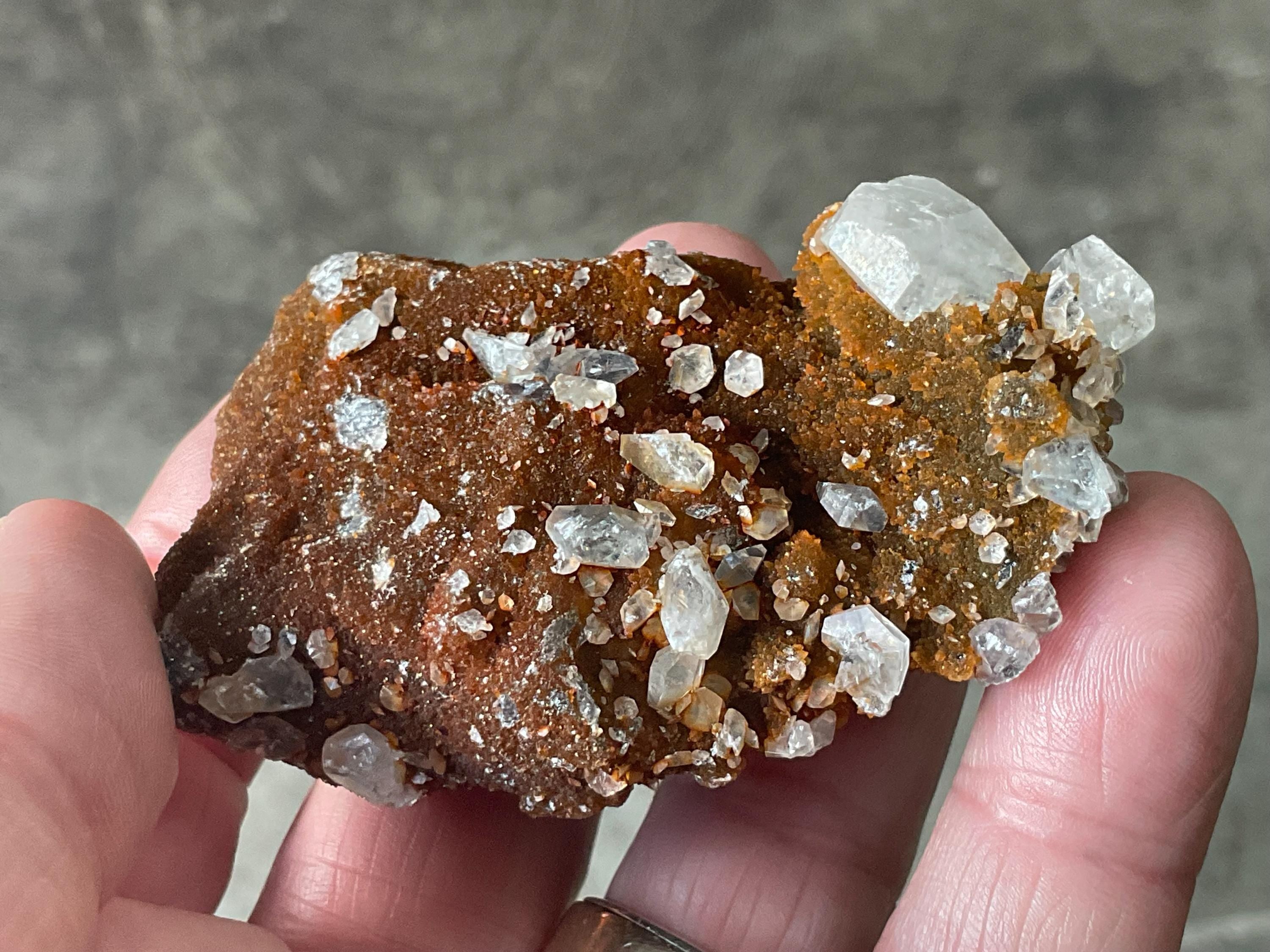 96g Hematite Sphalerite with Calcite Specimen A