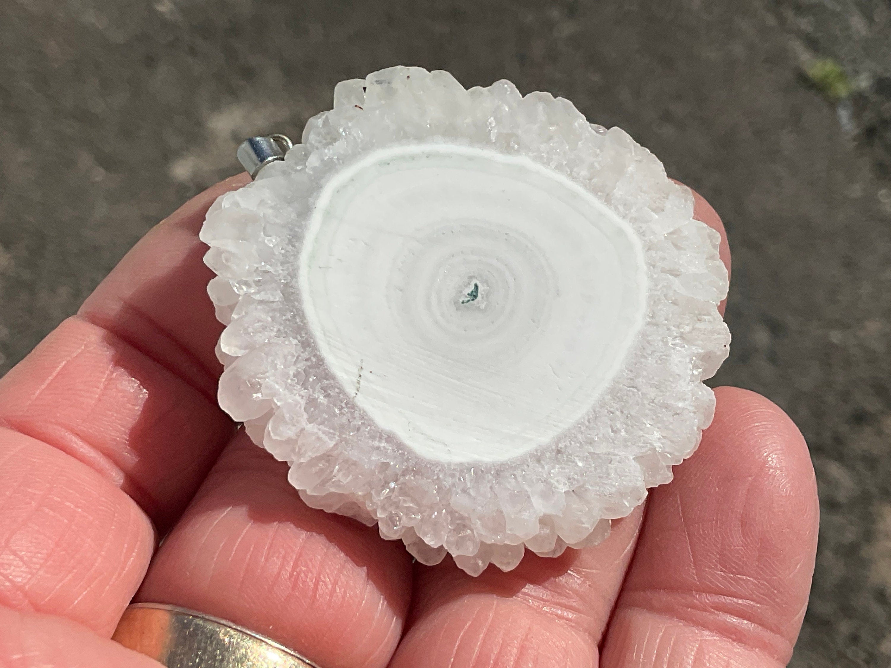 28g Solar Quartz Pendant 5B